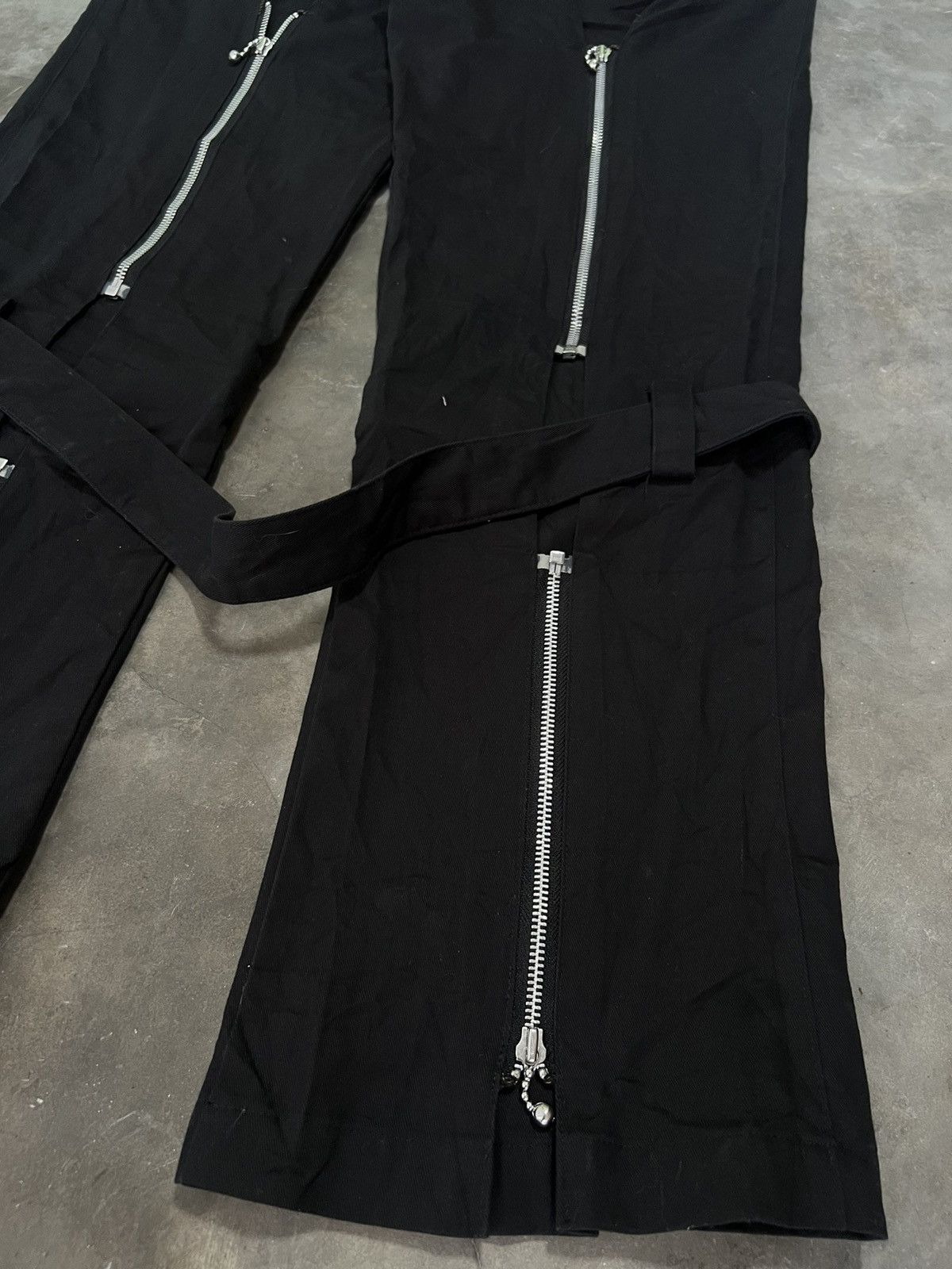 Japanese Brand Japanes Brand ZJ Punk Bondage Pants Multi Zipper Size US 37 - 10 Thumbnail