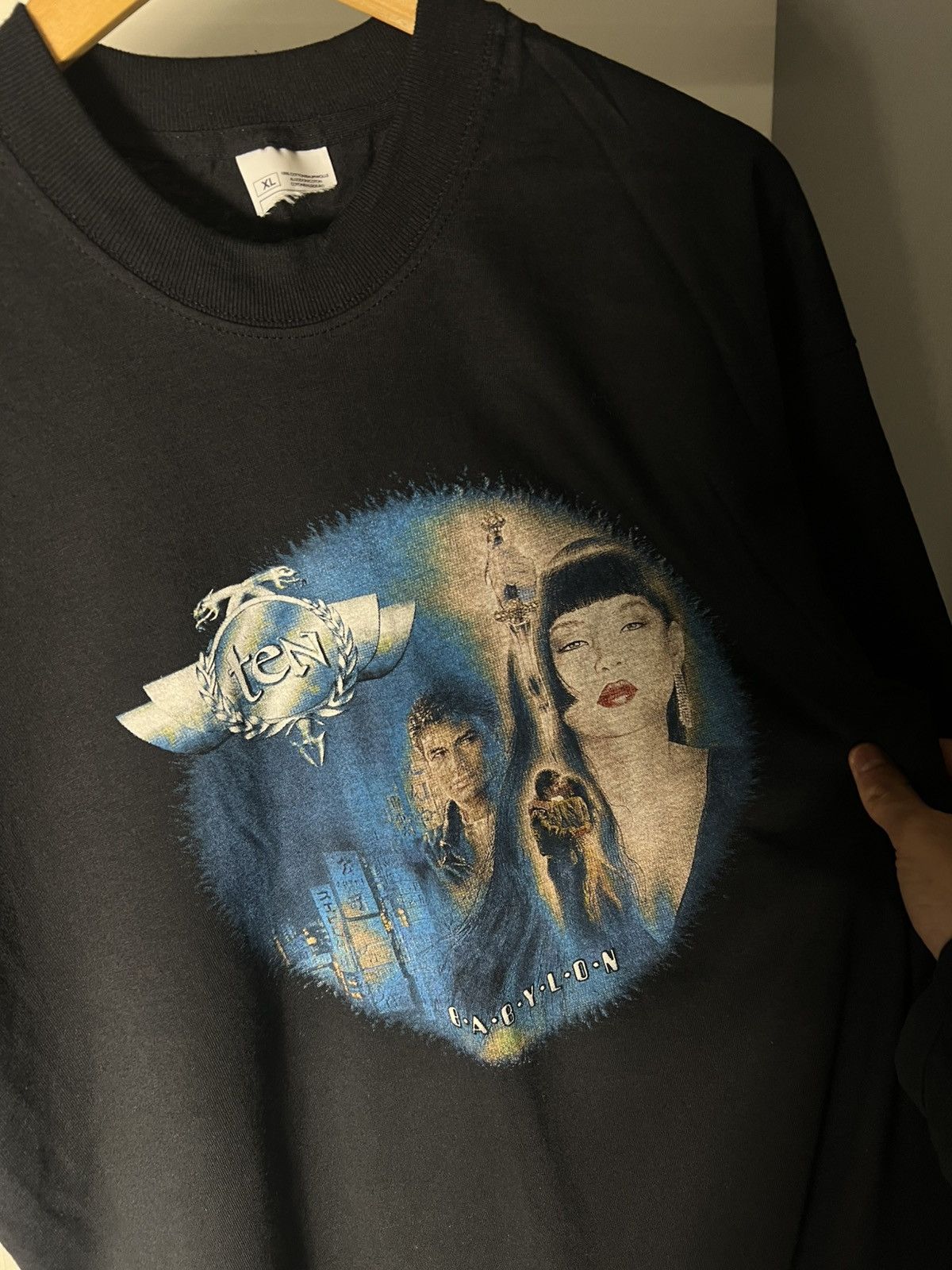 Band Tees VINTAGE TEN BABYLON ALBUM TOUR T-SHIRT ROCK METAL Y2K 90s Size US XL / EU 56 / 4 - 8 Thumbnail