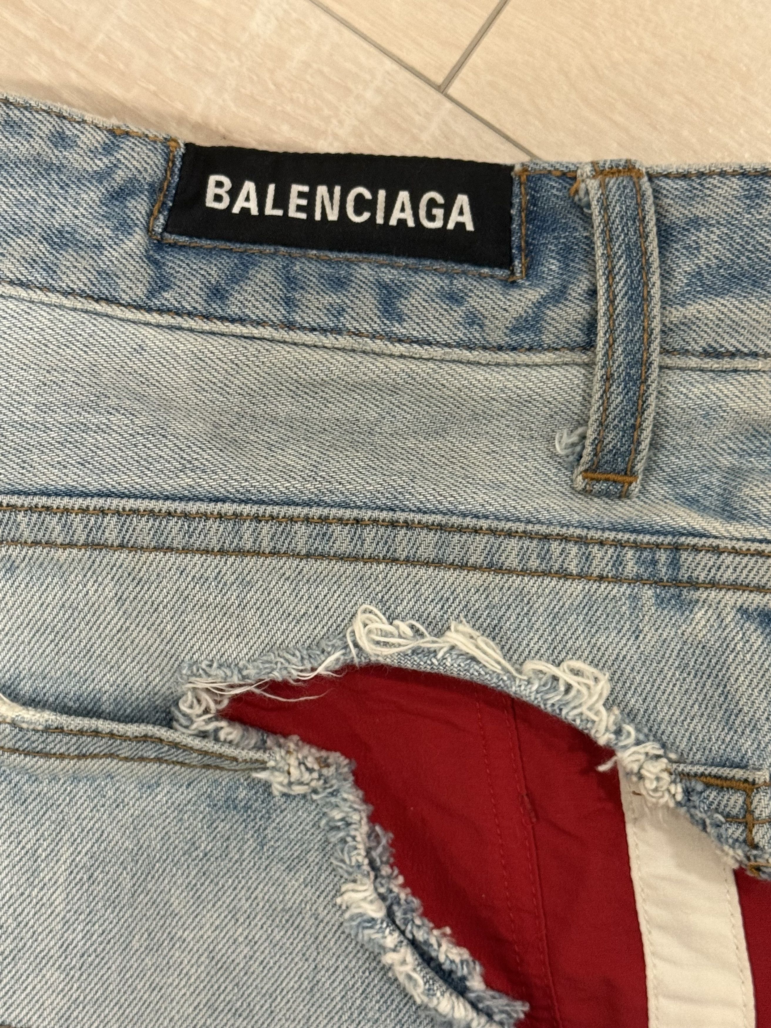 Balenciaga Balenciaga Slashed Denim Size US 32 / EU 48 - 7 Thumbnail