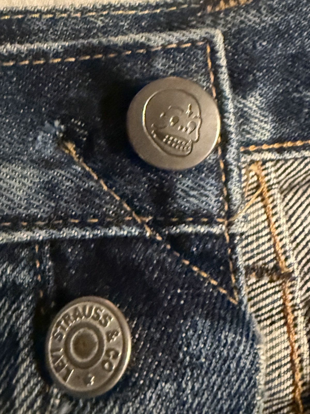 Levi's Vintage Levis 501 XX Big E Selvedge Repaired Denim W30 Size US 30 / EU 46 - 22 Thumbnail