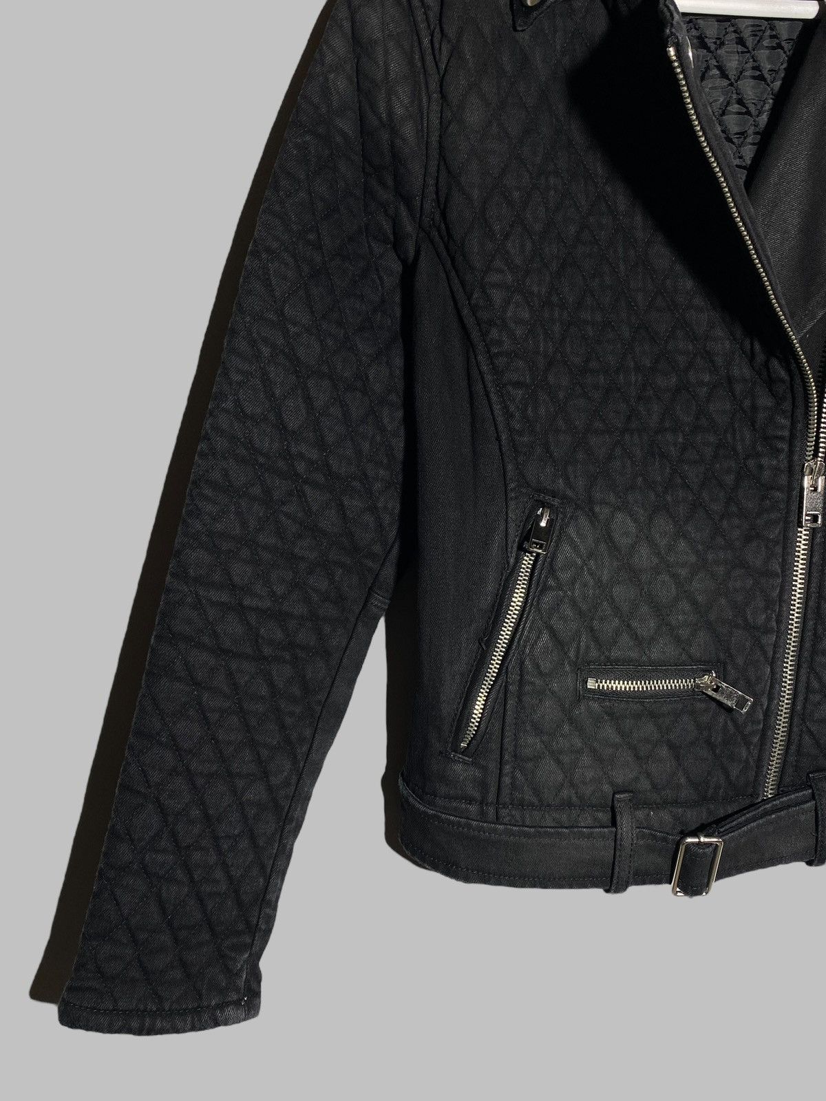 Diesel Vintage Diesel Y2k Quilted Distressed Style Biker Jacket Size S / US 4 / IT 40 - 5 Thumbnail