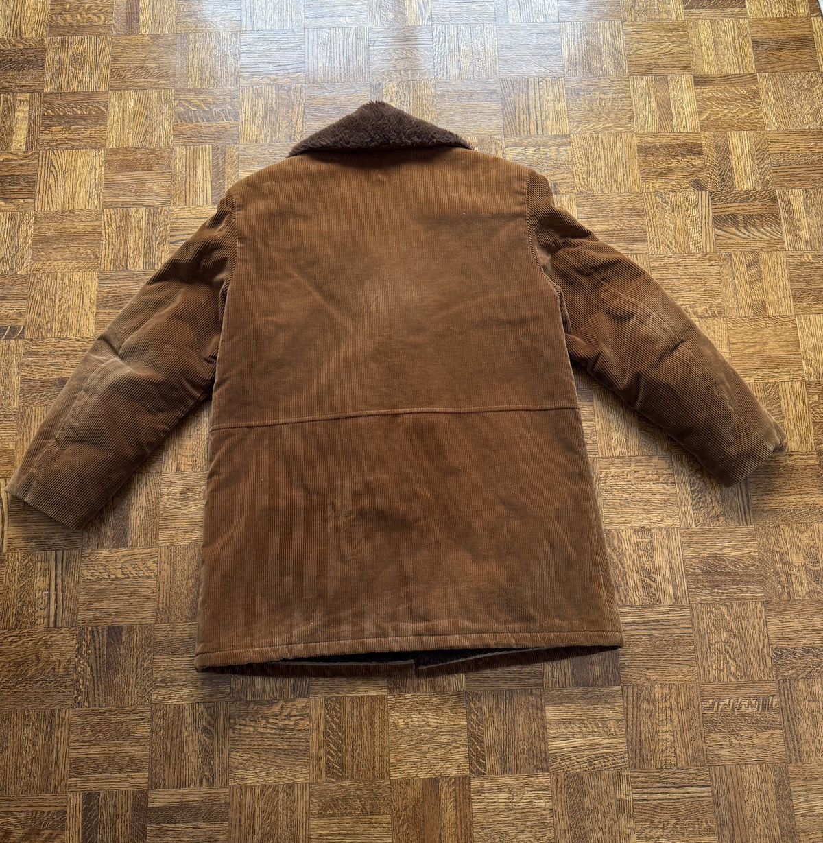 Vintage Vintage 70s Sears Outerwear Corduroy Faux Fur Coat Size US L / EU 52-54 / 3 - 7 Thumbnail