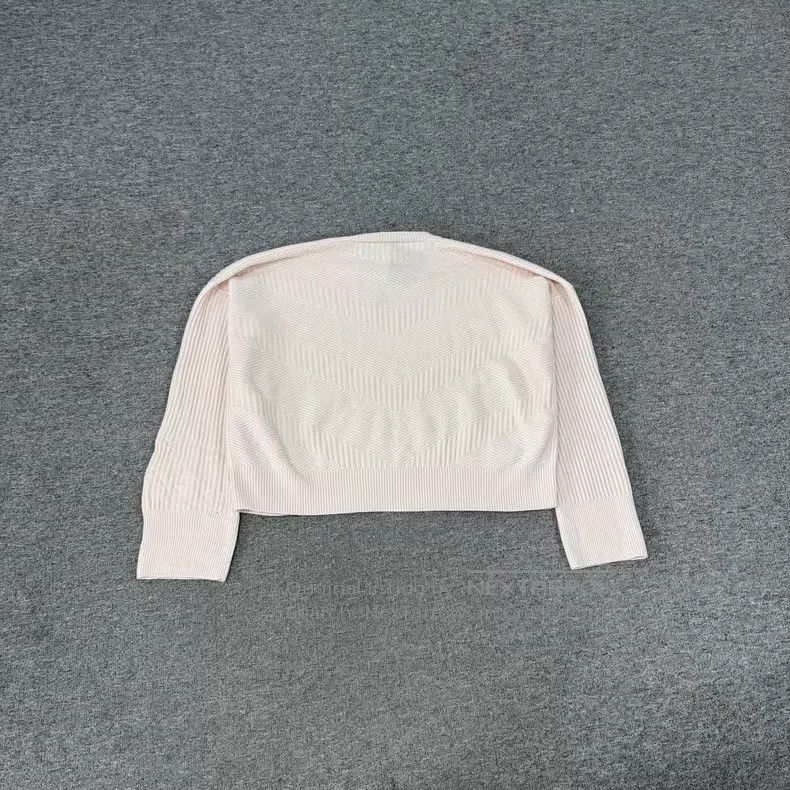 Loro Piana Loro Piana Light Pink V-neck Herringbone Bat Sleeve Short Size M / US 6-8 / IT 42-44 - 2 Thumbnail