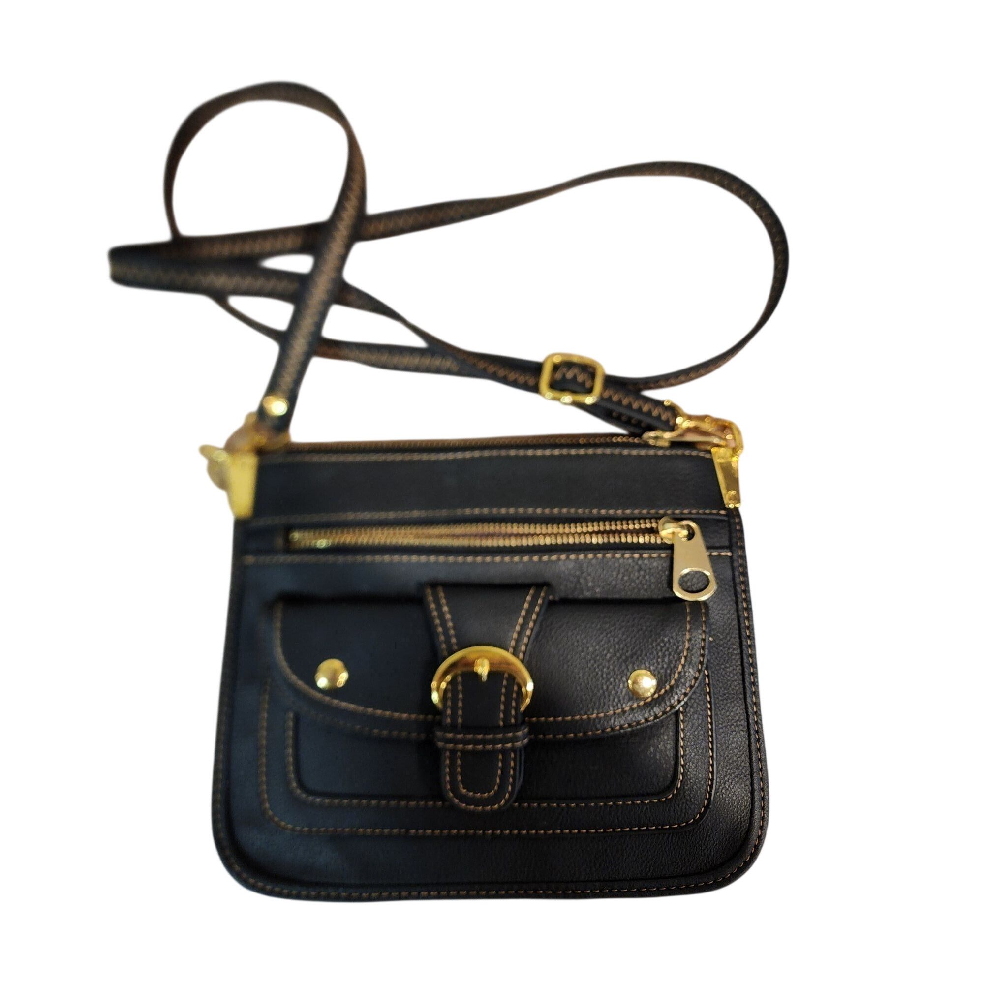 Other Mellow World Hipster HB2808 Cross Body Bag in black. Size ONE SIZE - 1 Thumbnail