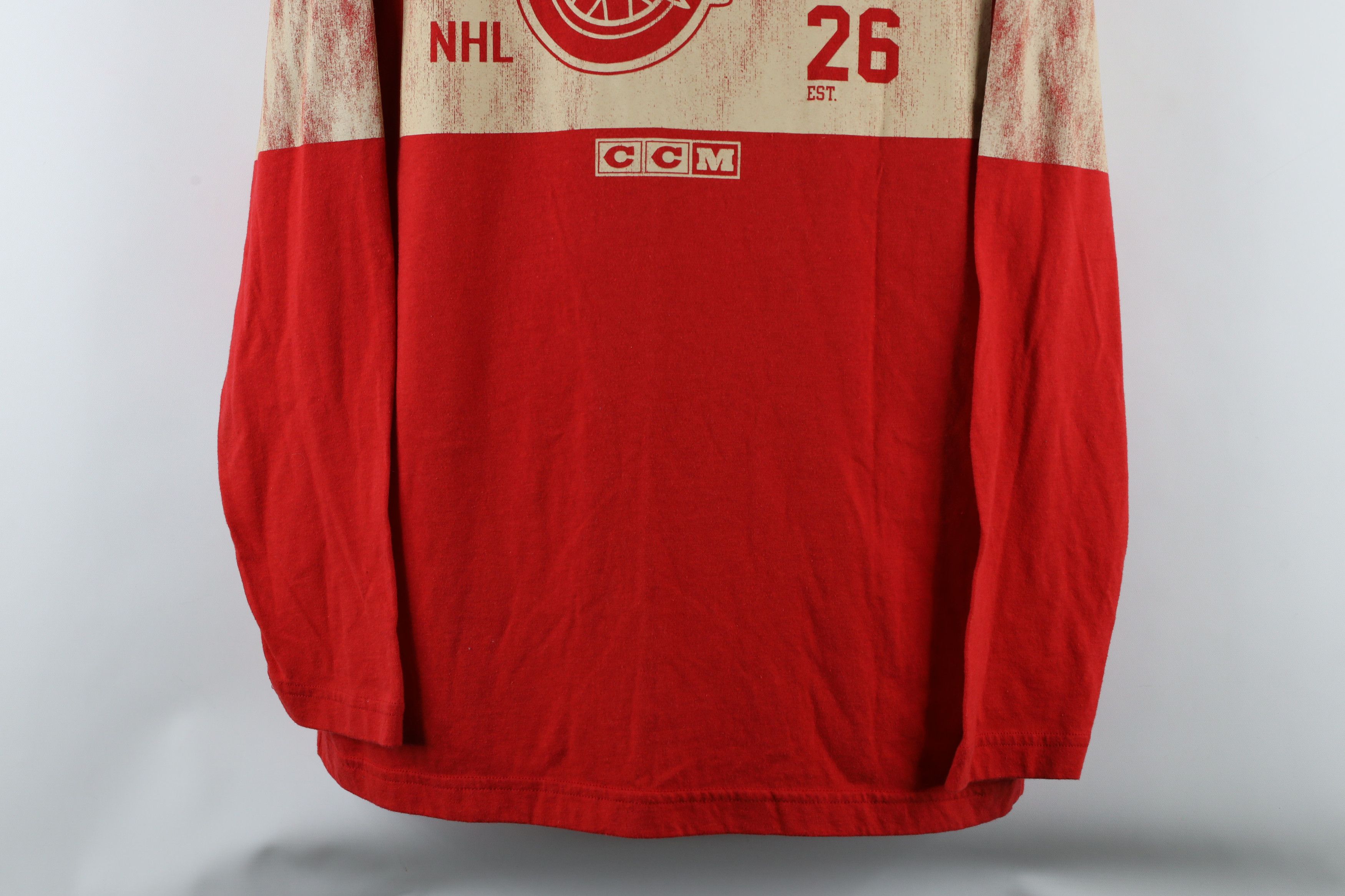 Vintage Retro CCM Detroit Red Wings Hockey Jersey T-Shirt Red Size US M / EU 48-50 / 2 - 3 Thumbnail