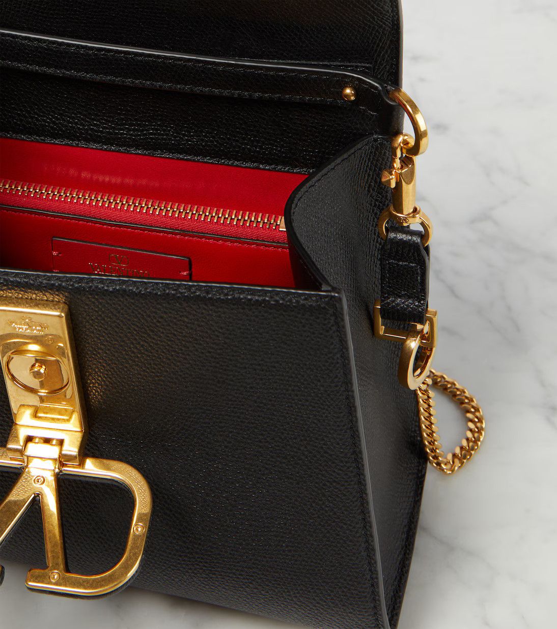 Valentino o1s22i1n0924 Size: OS / Small Vsling Handbag in Black Size ONE SIZE - 3 Thumbnail