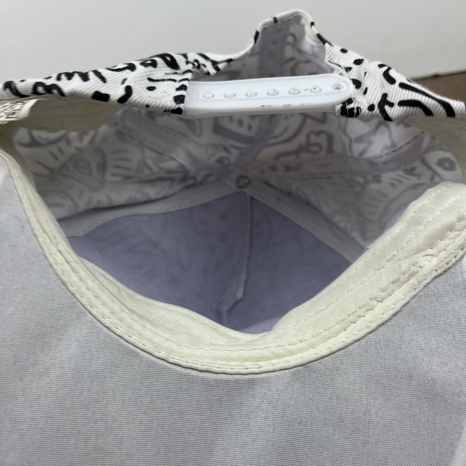 Other Eye Hat Run Eye White Hat Adjustable Adult Size Hat White Ca Size ONE SIZE - 12 Thumbnail