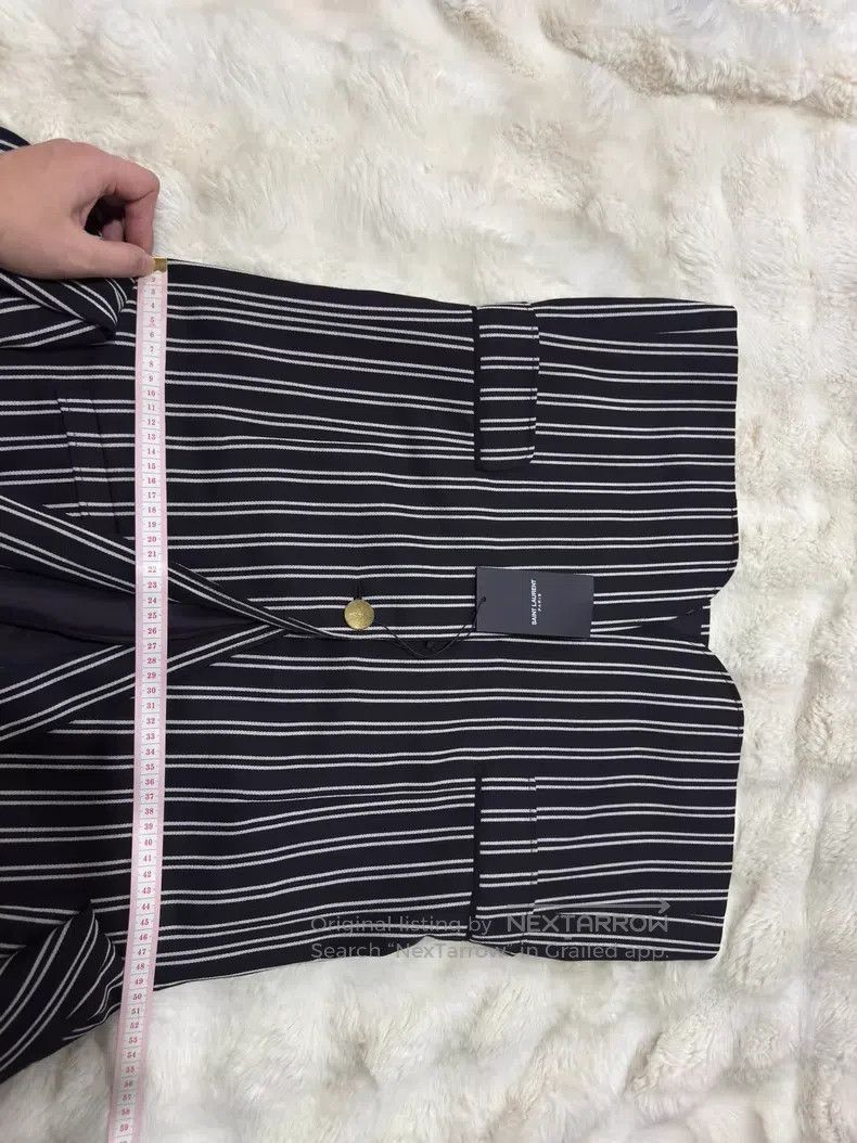 Saint Laurent Paris Saint Laurent Paris Gold Button Striped Men's Suit i Size US M / EU 48-50 / 2 - 8 Thumbnail