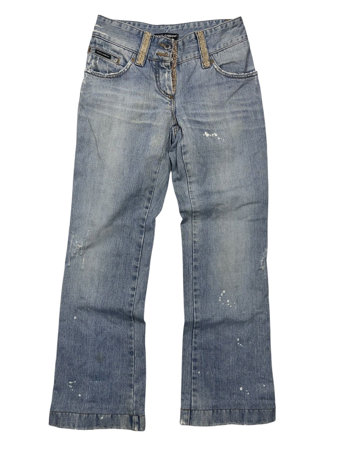 Dolce & Gabbana Vintage Dolce & Gabbana Hollywood Cowboy Distressed Jeans Size 28" / US 6 / IT 42 - 2 Thumbnail