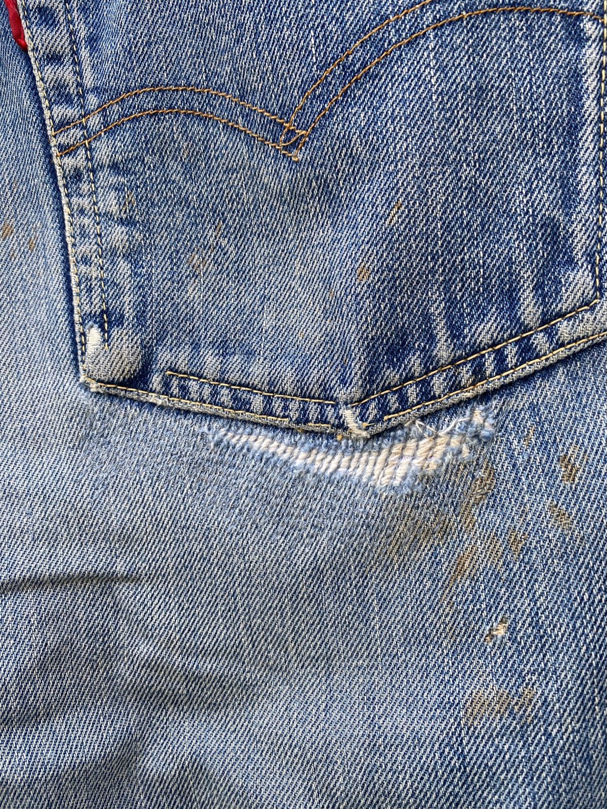 Levi's Vintage Clothing W36x28 true Vintage levi's redline big E repaired Size US 36 / EU 52 - 4 Thumbnail