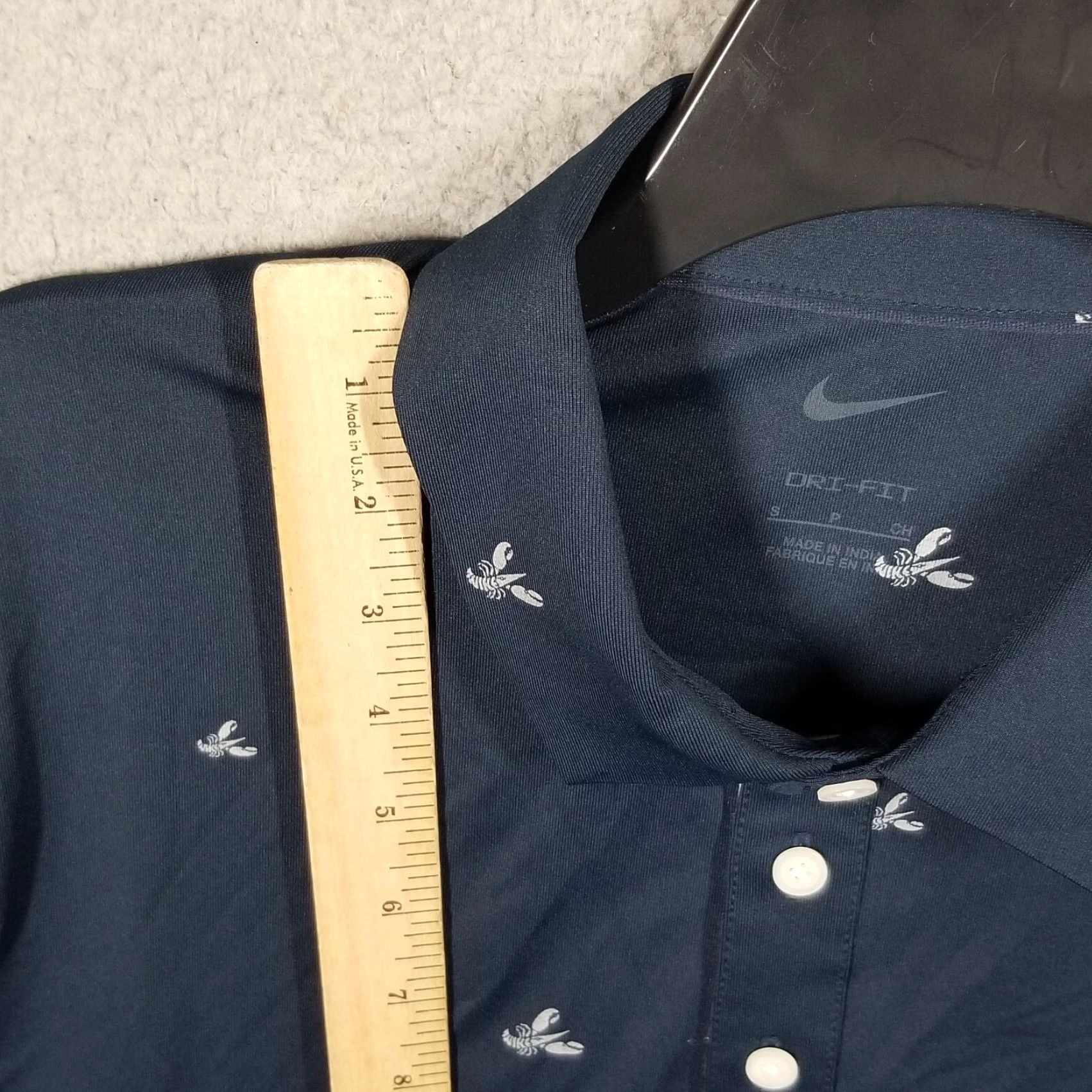 Nike Nike Dri-Fit Polo Shirt Men's Small Blue Lobster Print DH0945-451 NWT Size US S / EU 44-46 / 1 - 4 Thumbnail