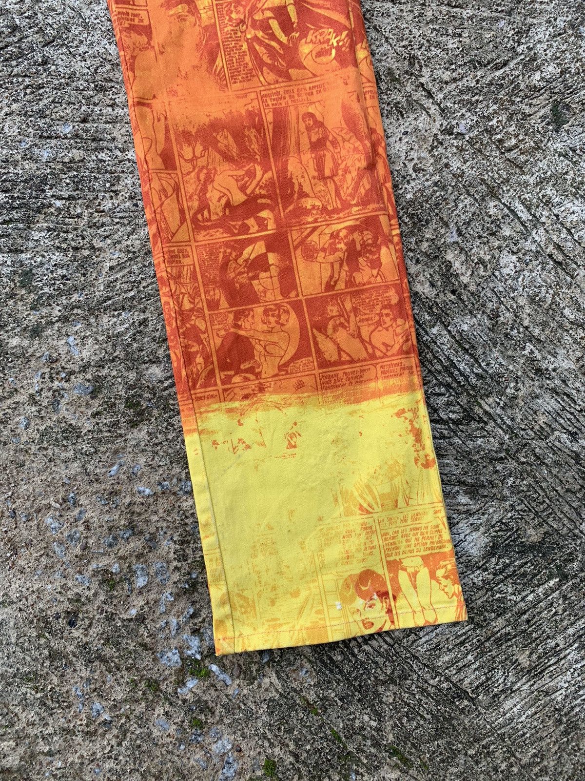 Jean Paul Gaultier 1995 Jean Paul Gaultier Orange Comics Pants Size US 32 / EU 48 - 7 Thumbnail