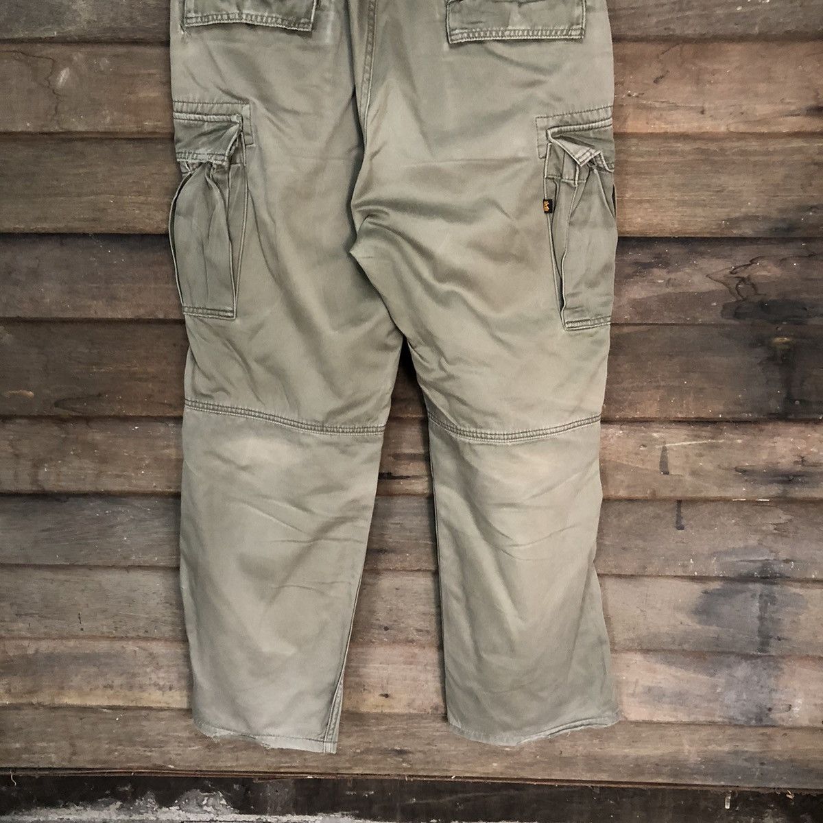 Alpha Industries DL Alpha Industries Brown Cargo Multipocket Pants #S2786 Size US 32 / EU 48 - 13 Thumbnail