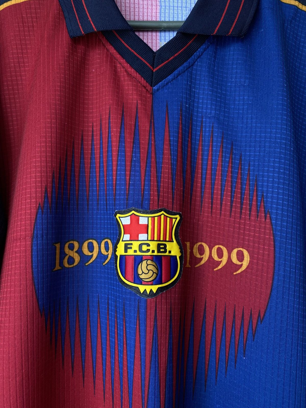 Other Barcelona Centenary Jersey XXL Rivaldo 11 1899-1999 Rare Size US XXL / EU 58 / 5 - 2 Thumbnail