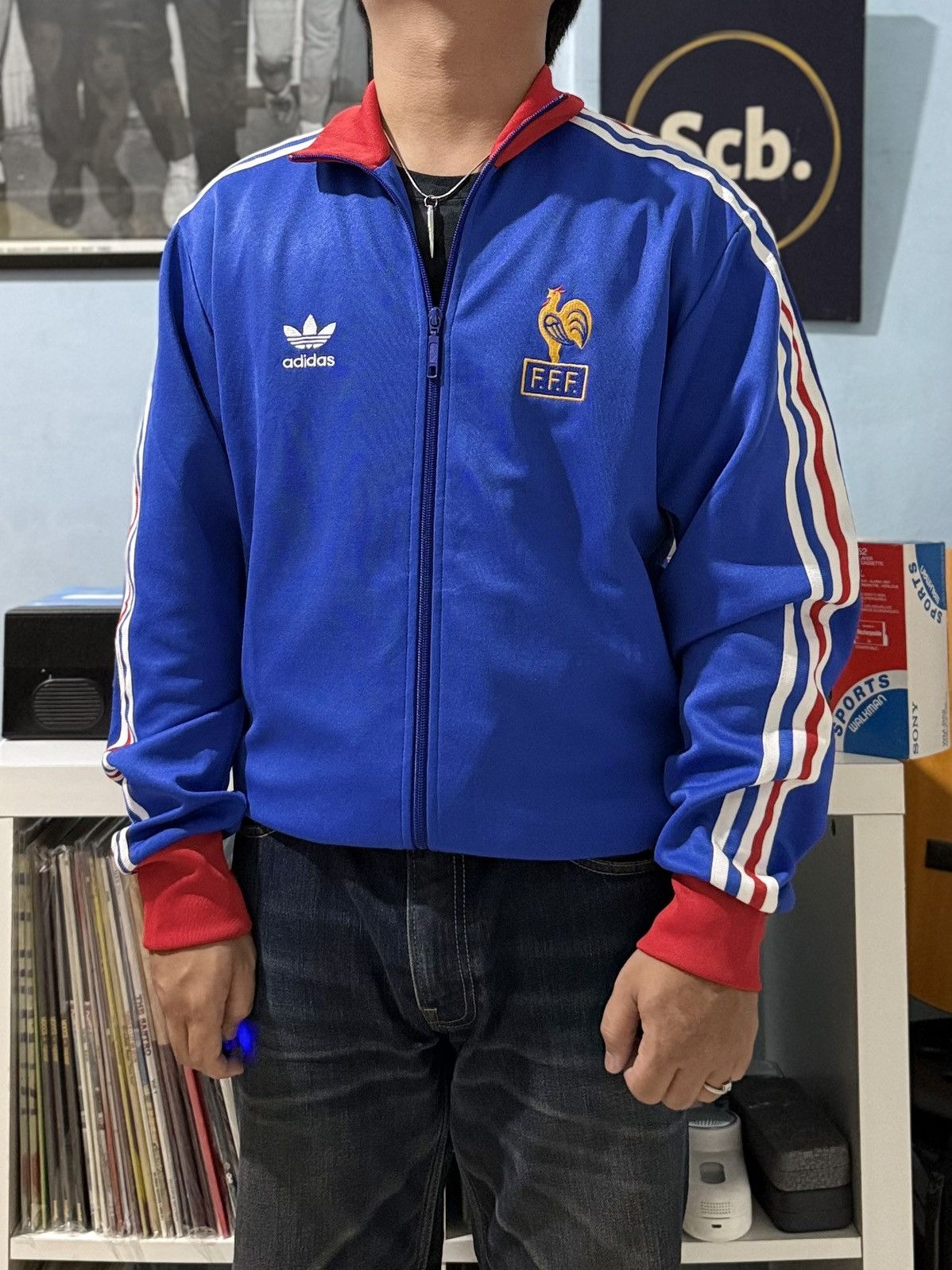Vintage Adidas france fifa world cup track top Size US M / EU 48-50 / 2 - 13 Thumbnail