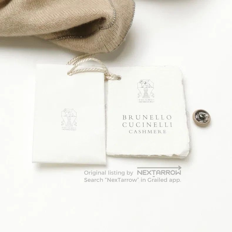 Brunello Cucinelli Brunello Cucinelli Cashmere Solid Color V-neck Knitted Swe Size XL / US 12-14 / IT 48-50 - 3 Thumbnail