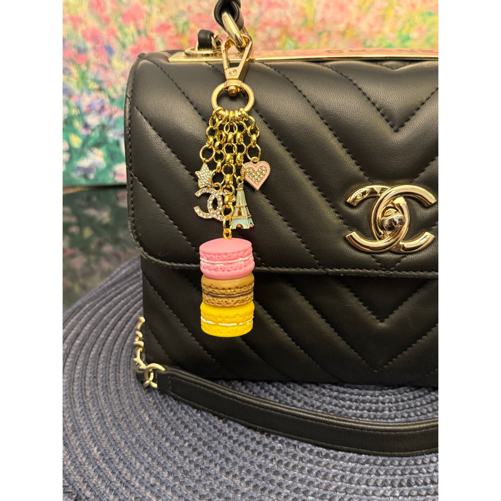 Handmade Gorgeous Handmade Designer Bag Purse Charm Keychain Size ONE SIZE - 3 Thumbnail