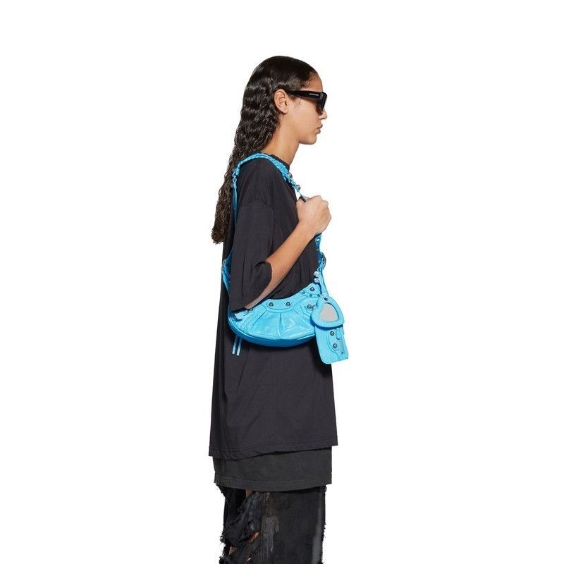 Balenciaga o1mt1gz1124 Size: OS / Le Cagole XS Shoulder Bag Crocodile Size ONE SIZE - 3 Thumbnail