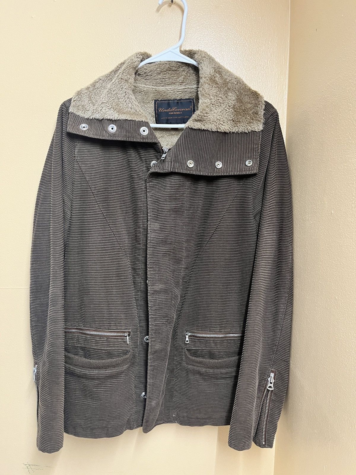 Undercover UNDERCOVER 06AW Insect embroidered corduroy zipper