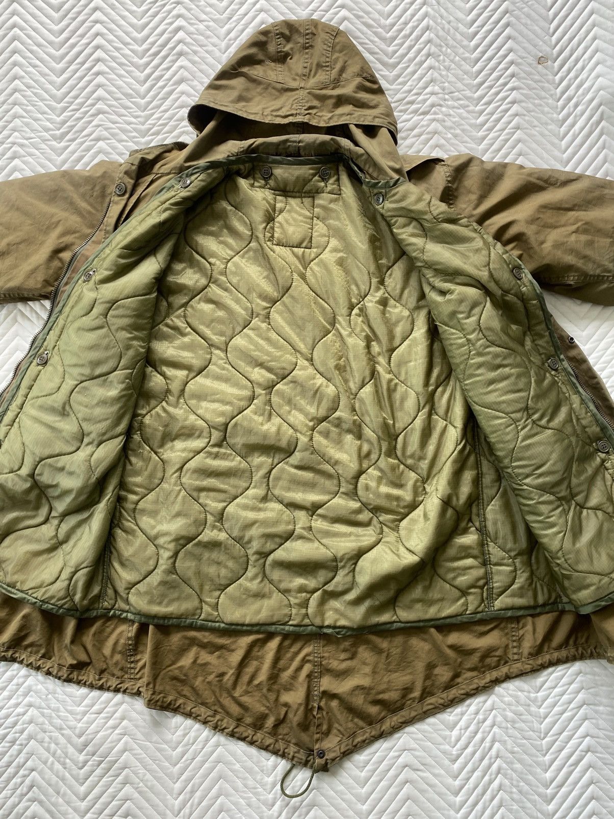 Vintage Vintage US Army M-51 Fishtail Parka – 1983s Original Issue Size US L / EU 52-54 / 3 - 4 Thumbnail