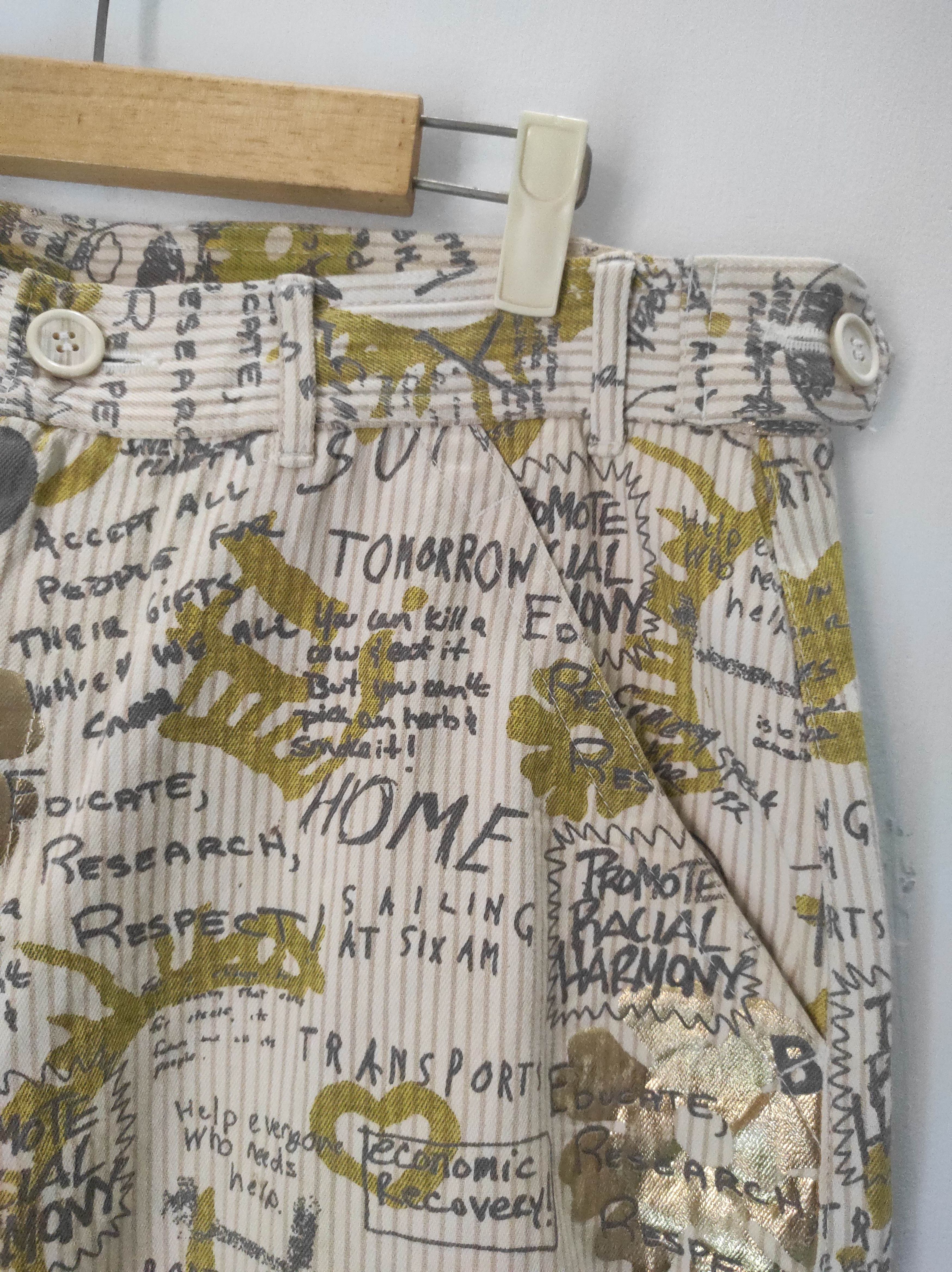 Comme des Garcons Comme Des Garcons Homme Plus AD2006 Printed Pant Size US 32 / EU 48 - 8 Thumbnail