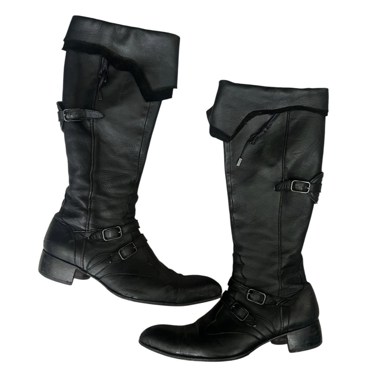 HIROMU TAKAHARA deerskin longboots 40½ HIROMU TAKAHARA deerskin longboots 40½