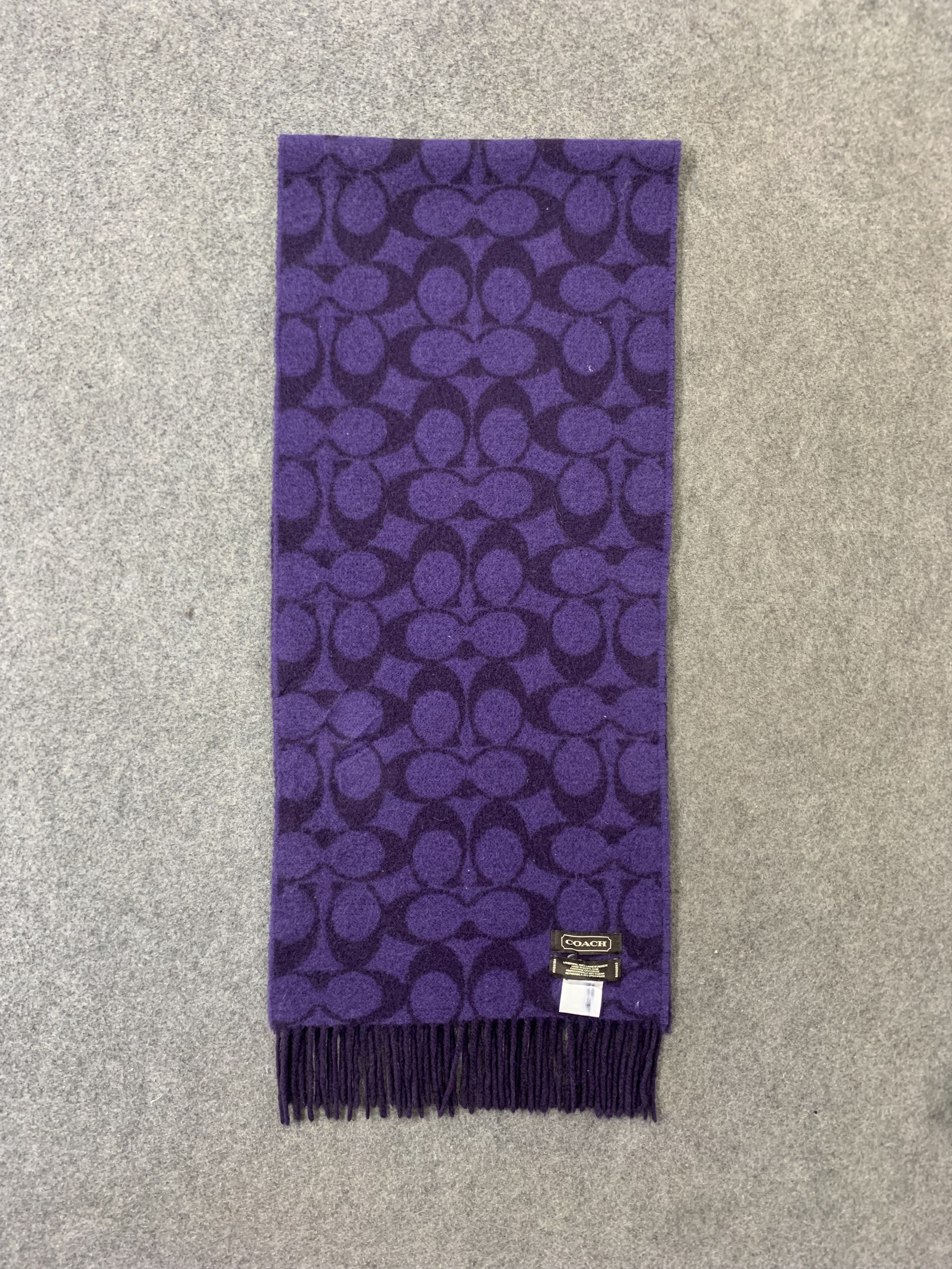 Coach Coach Scarf Wool Muffler Neck Wrap BL9327 Size ONE SIZE - 2 Thumbnail