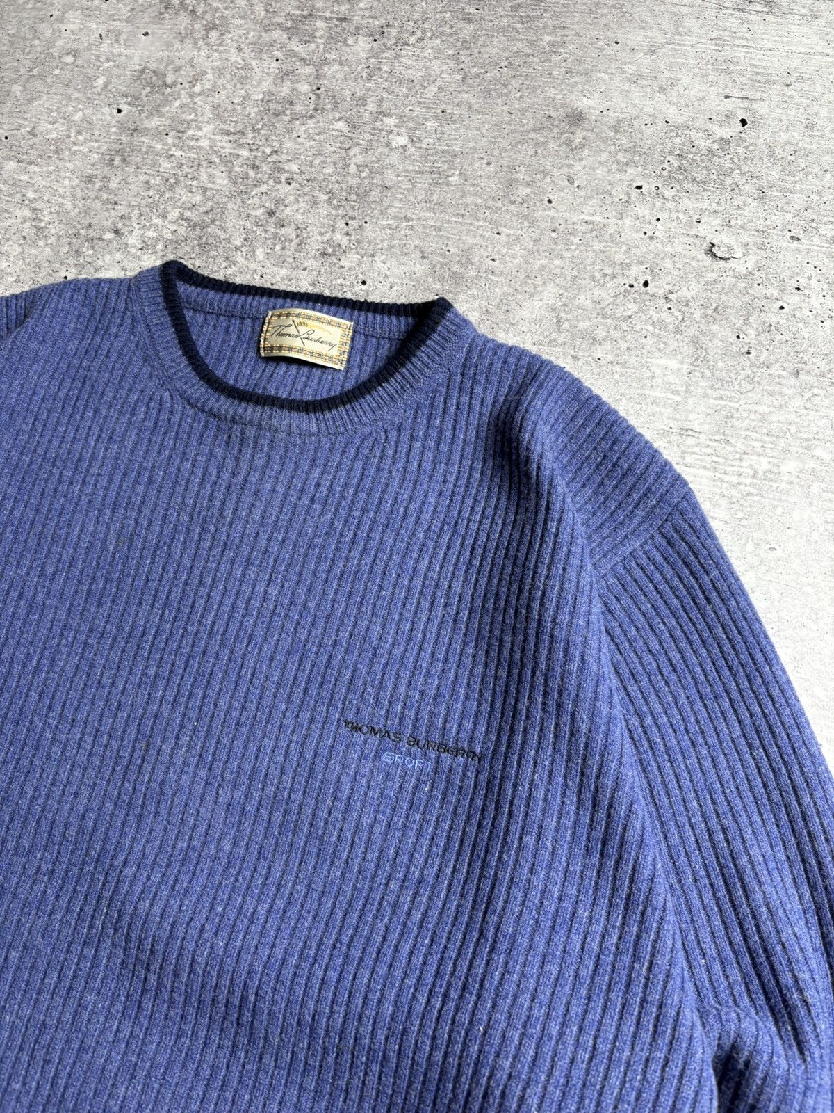 Burberry Thomas Burberry Vintage Wool Sweater Size US M / EU 48-50 / 2 - 3 Thumbnail