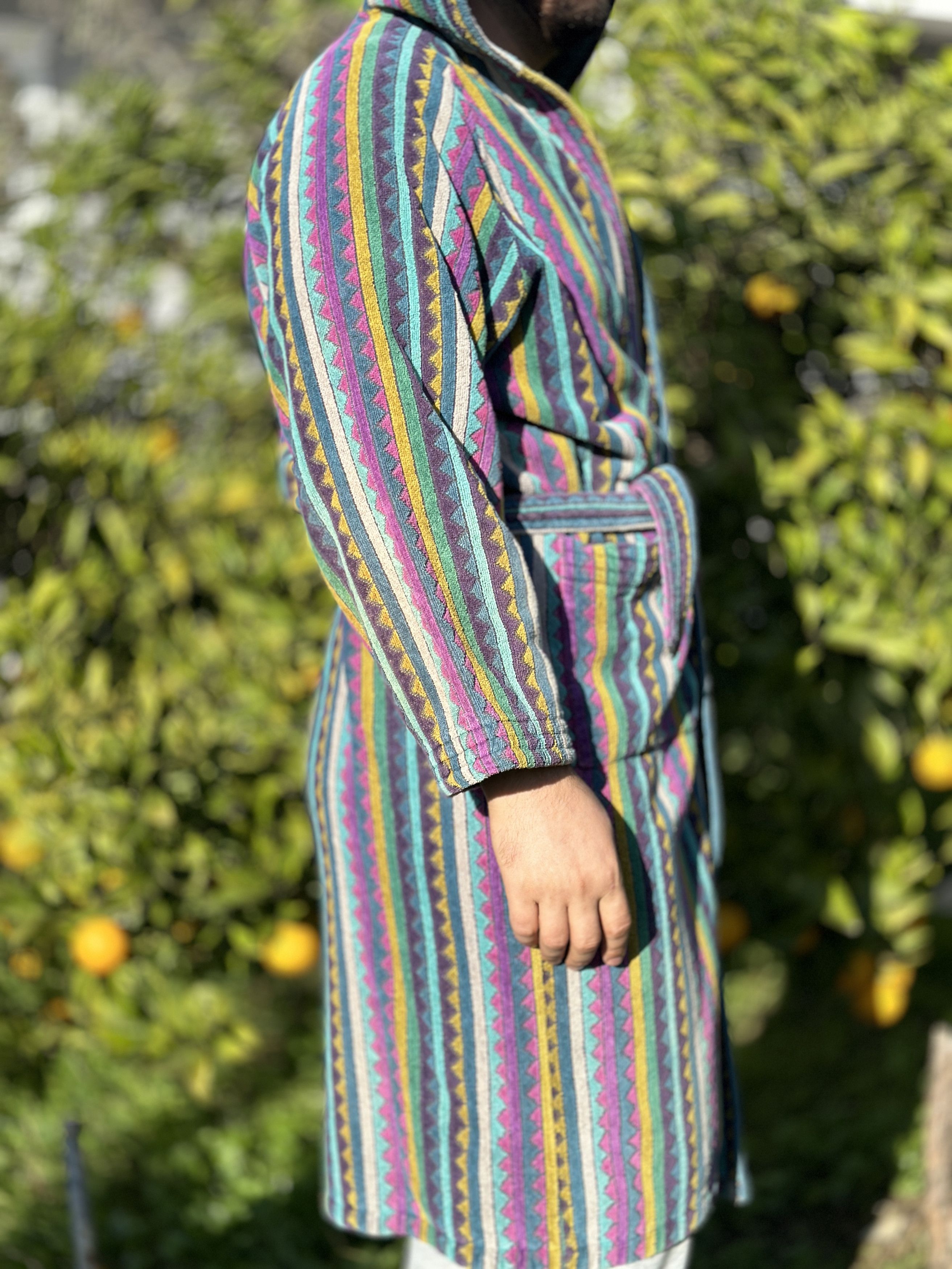 Missoni Missoni Hooded Belted Knit Robe Unisex Bathrobe Size S Size ONE SIZE - 12 Thumbnail