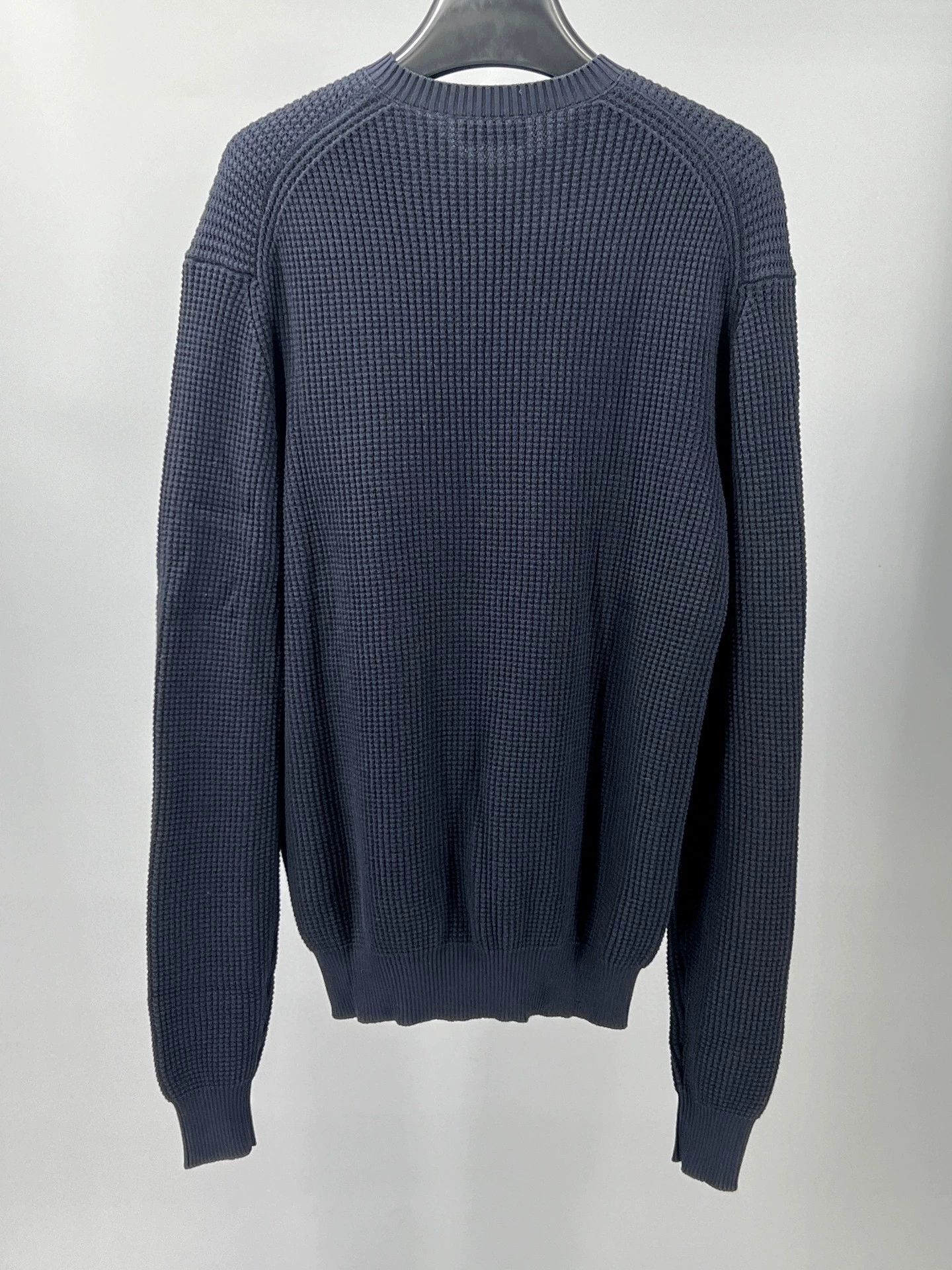 Moncler moncler men's blue cotton crew neck sweater Size US S / EU 44-46 / 1 - 5 Thumbnail