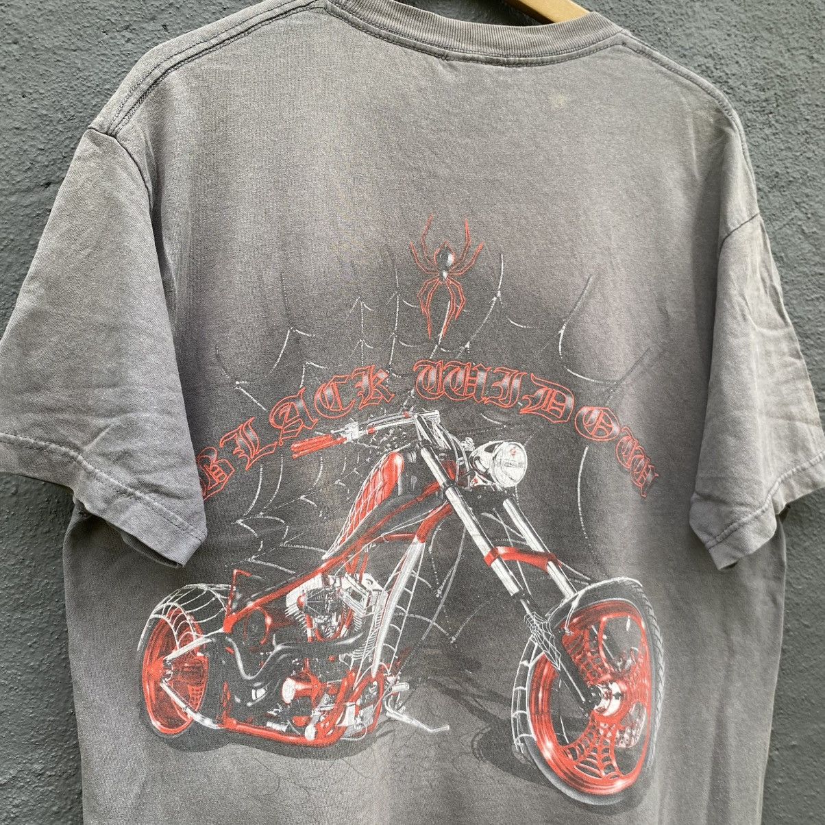 West Coast Choppers Thrashed Faded Vintage American Chopper Shirt Size US XL / EU 56 / 4 - 2 Thumbnail