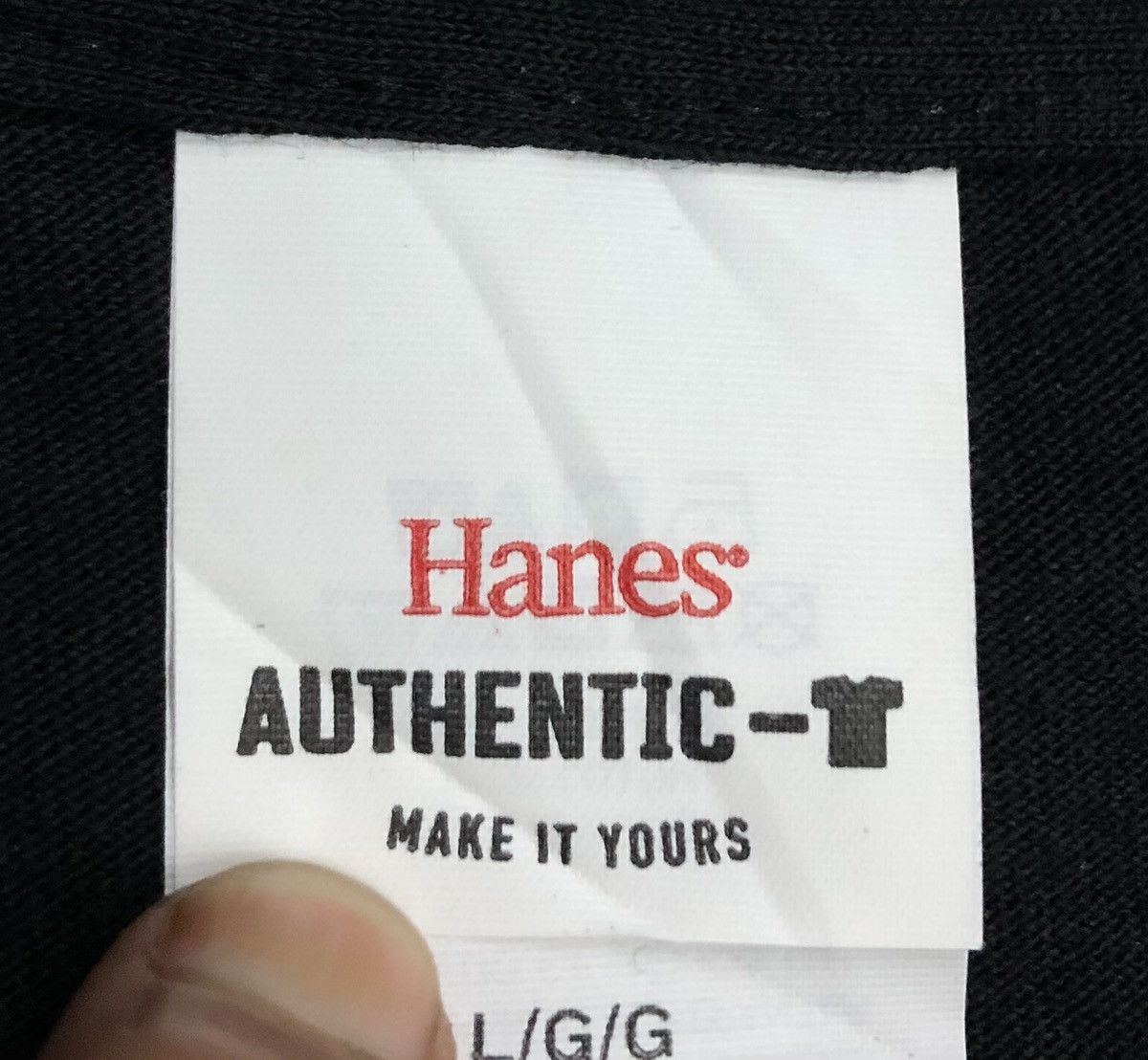 Vintage Hanes Authentic Make It Yours T-Shirt Size US L / EU 52-54 / 3 - 8 Thumbnail