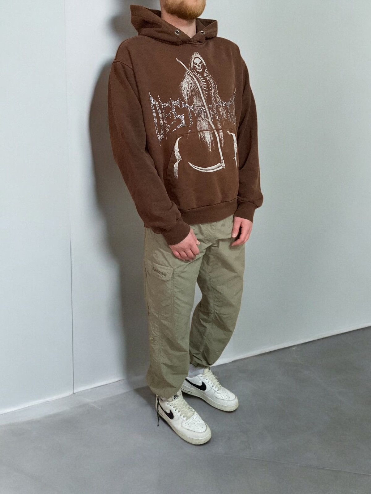 Vintage Animal wave boxy oversized hoodie sweatshirt M y2k vintage Size US M / EU 48-50 / 2 - 1 Thumbnail