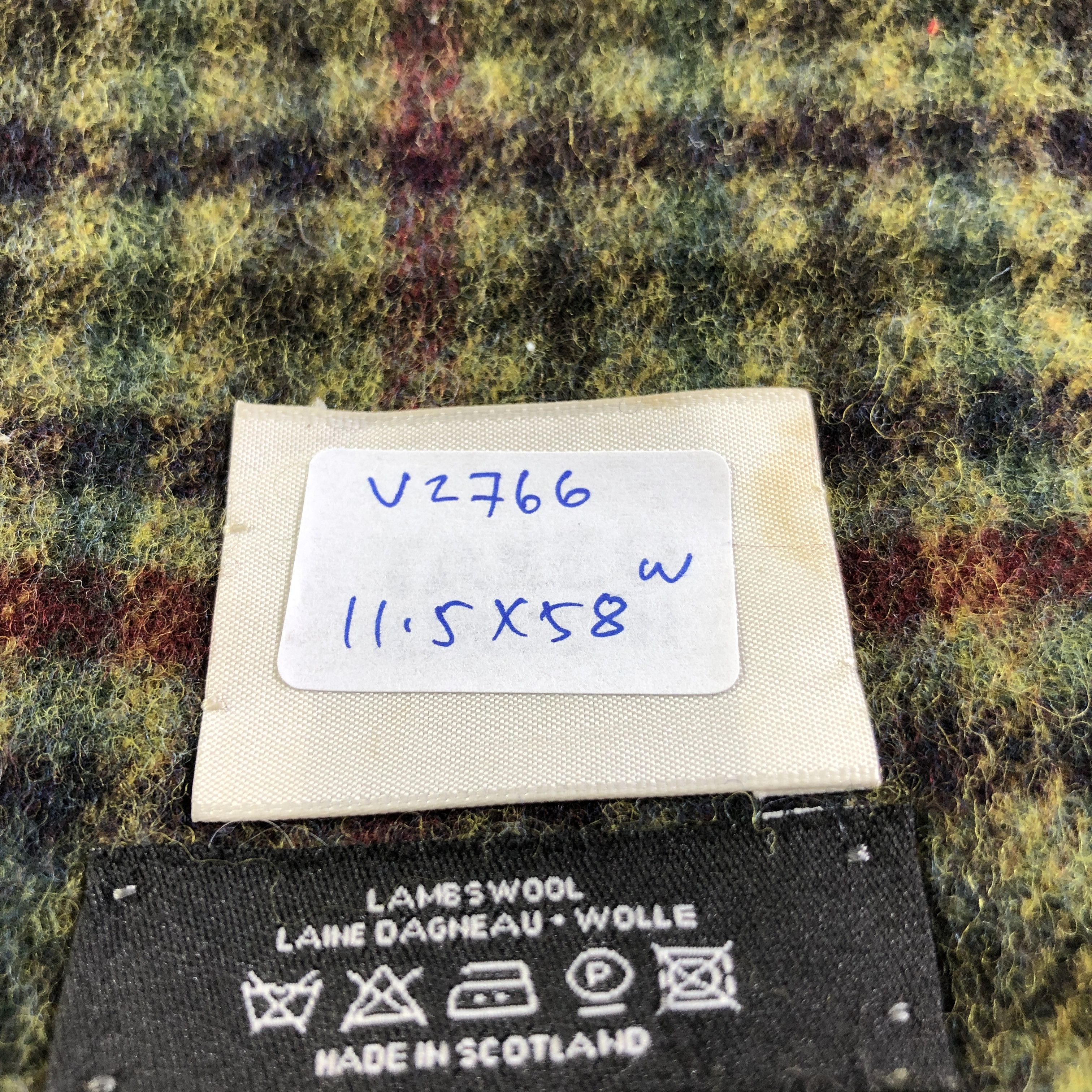 Takeo Kikuchi Takeo Kikuchi Gingham Wool Scarf Muffler Neckwear V2766 Size ONE SIZE - 10 Thumbnail