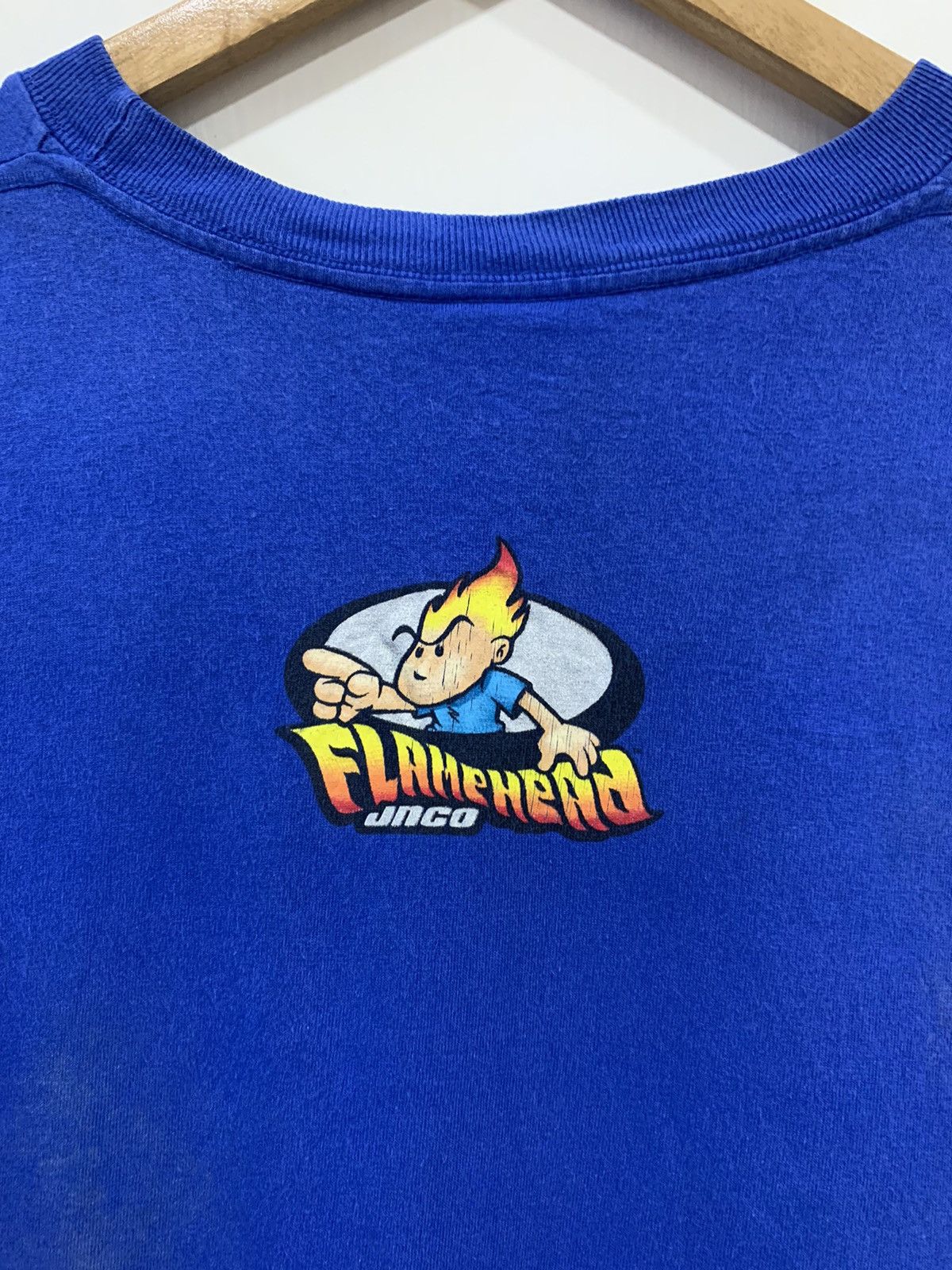 JNCO Vintage JNCO Flamehead Faded Size US XL / EU 56 / 4 - 14 Thumbnail