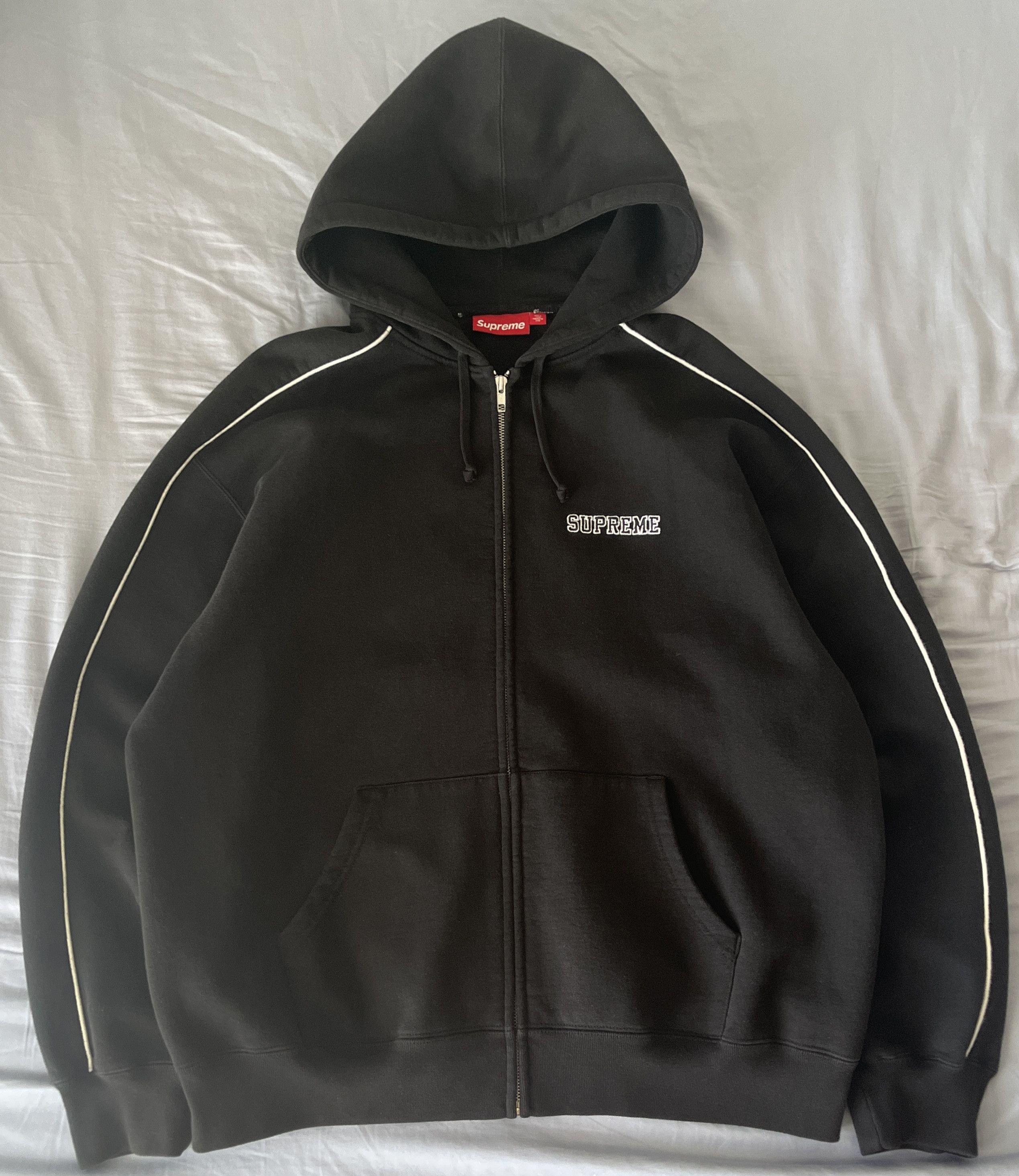 Supreme Supreme State Zip Up Hooded Sweatshirt Size US L / EU 52-54 / 3 - 2 Thumbnail