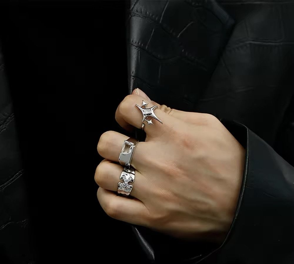 Jewelry Bundle 3 pieces Open Rings Size ONE SIZE - 4 Thumbnail
