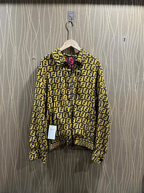 Fendi Fendi Multicolor Polyester Men's Outer Jacket 0089 Size US S / EU 44-46 / 1 - 1 Thumbnail