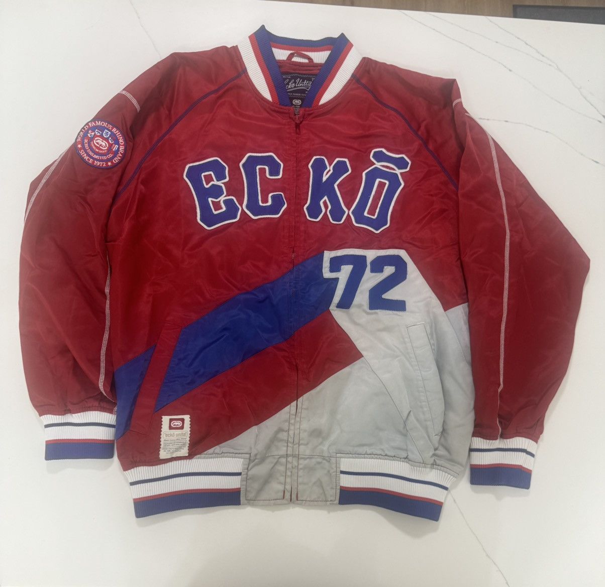 Ecko Unltd. 🔥 Vintage Y2K Ecko Unltd Racing Jacket Size US L / EU 52-54 / 3 - 1 Thumbnail
