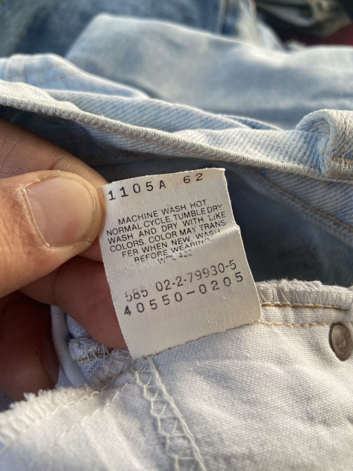 Levi's Vintage Levi’s 550 Orange Tab Made In USA Denim Pant Size US 36 / EU 52 - 9 Thumbnail