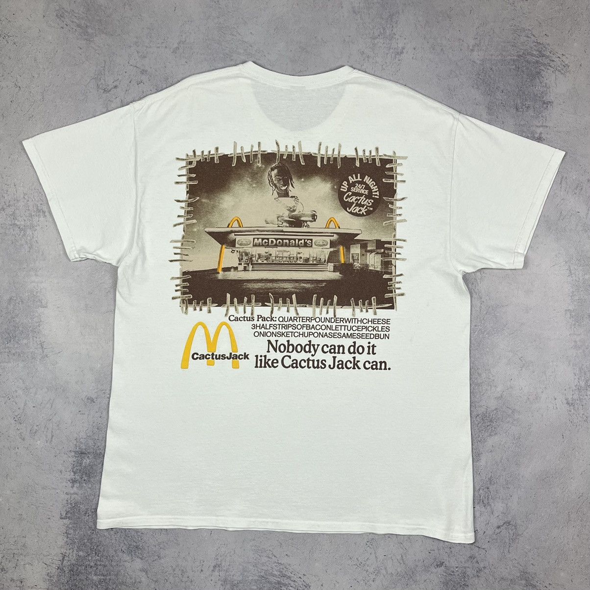 Travis Scott Cactus Jack by Travis Scott McDonalds tee Size US L / EU 52-54 / 3 - 2 Thumbnail