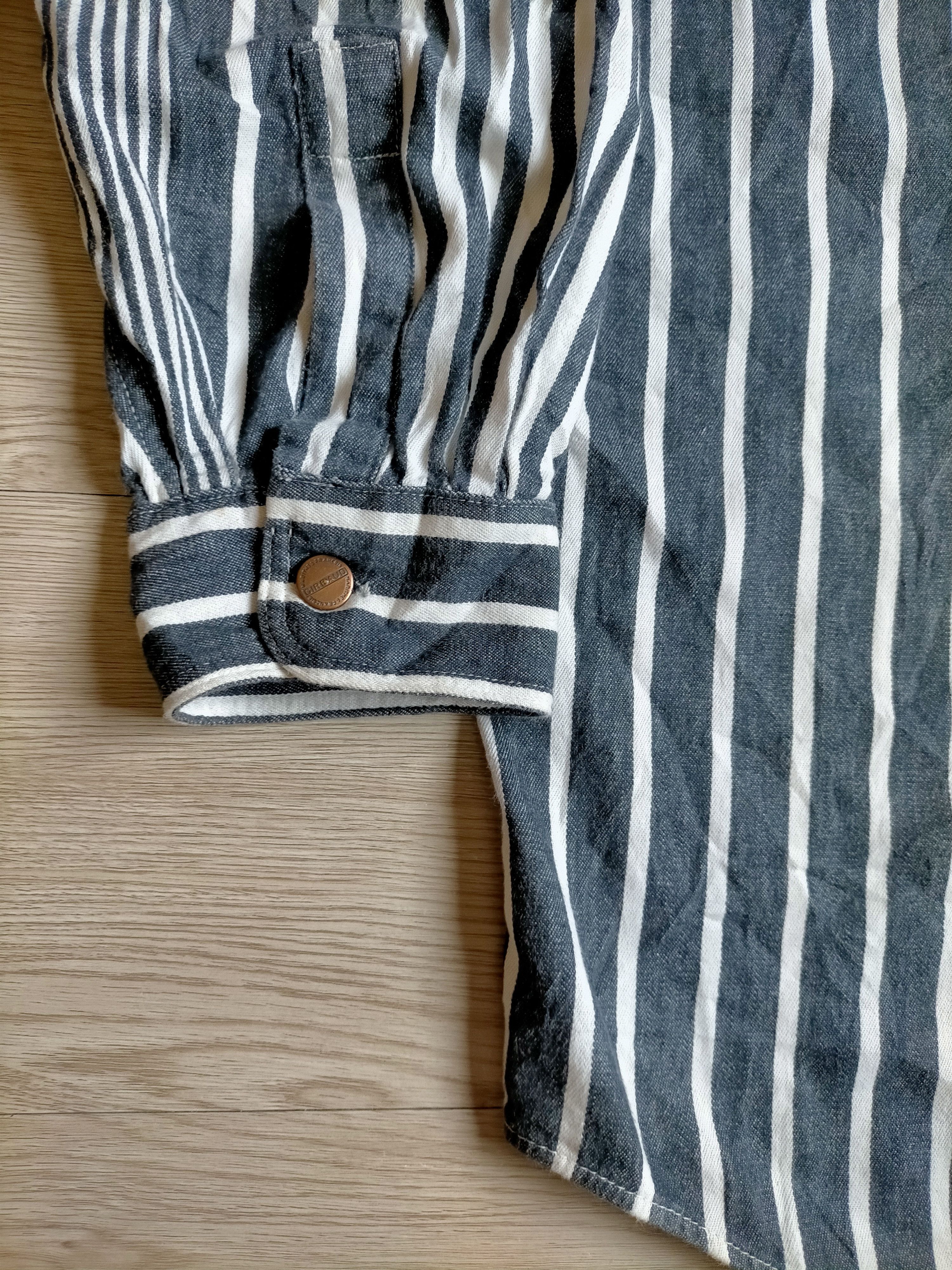Marithe + Francois Girbaud Marithe +Francois Girbaud Hickory Striped Denim Button ups Size US M / EU 48-50 / 2 - 14 Thumbnail