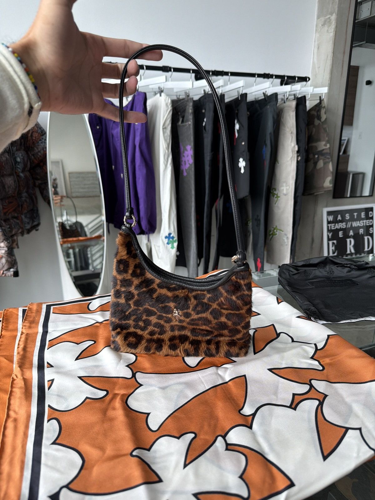 Chrome Hearts Chrome Hearts Fur Viv Bag BRAND NEW Size ONE SIZE - 2 Thumbnail