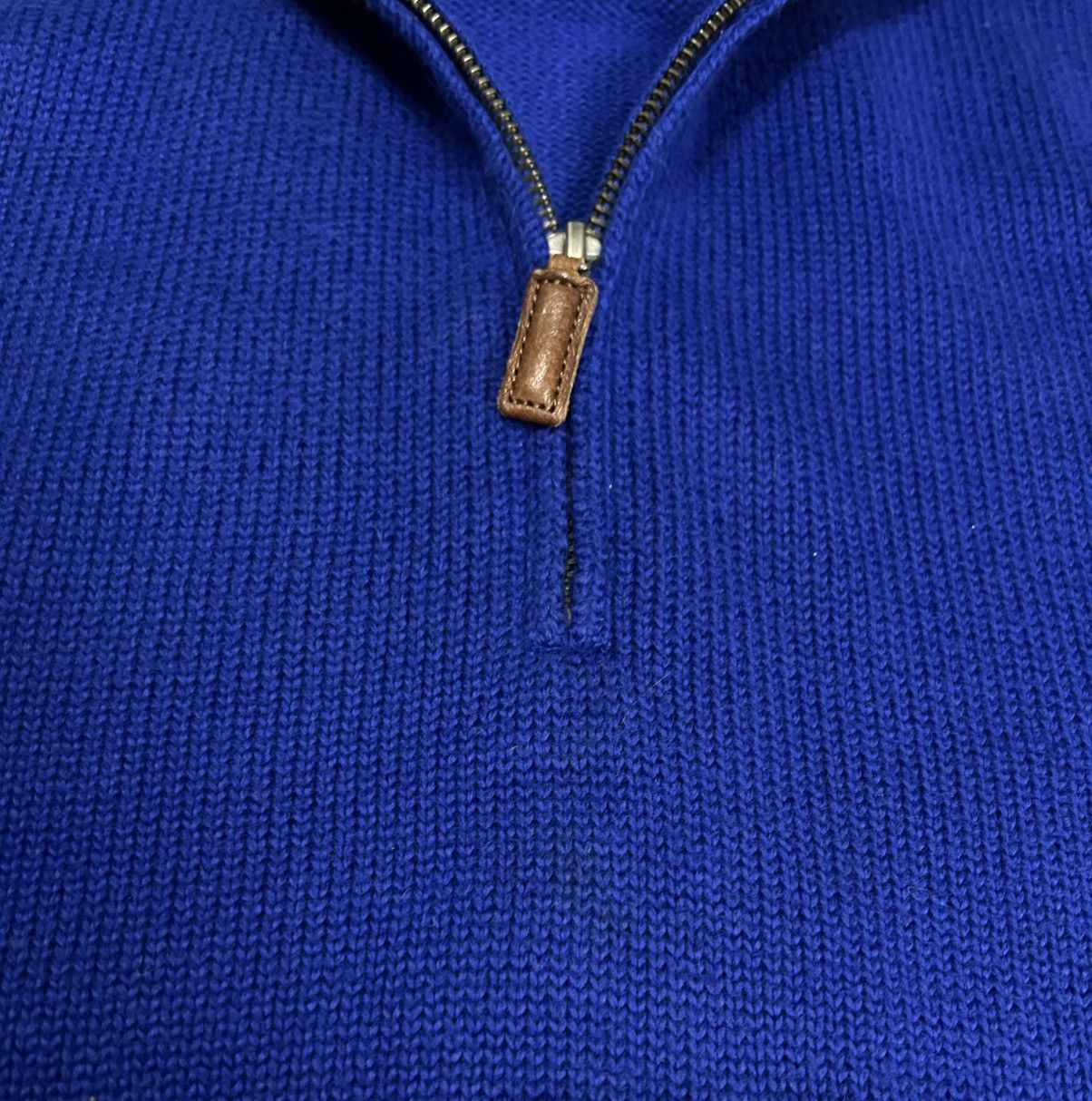Polo Ralph Lauren × Vintage Vintage Polo Ralph Lauren 1/3 zip sweatshirt Rare Size US L / EU 52-54 / 3 - 9 Thumbnail