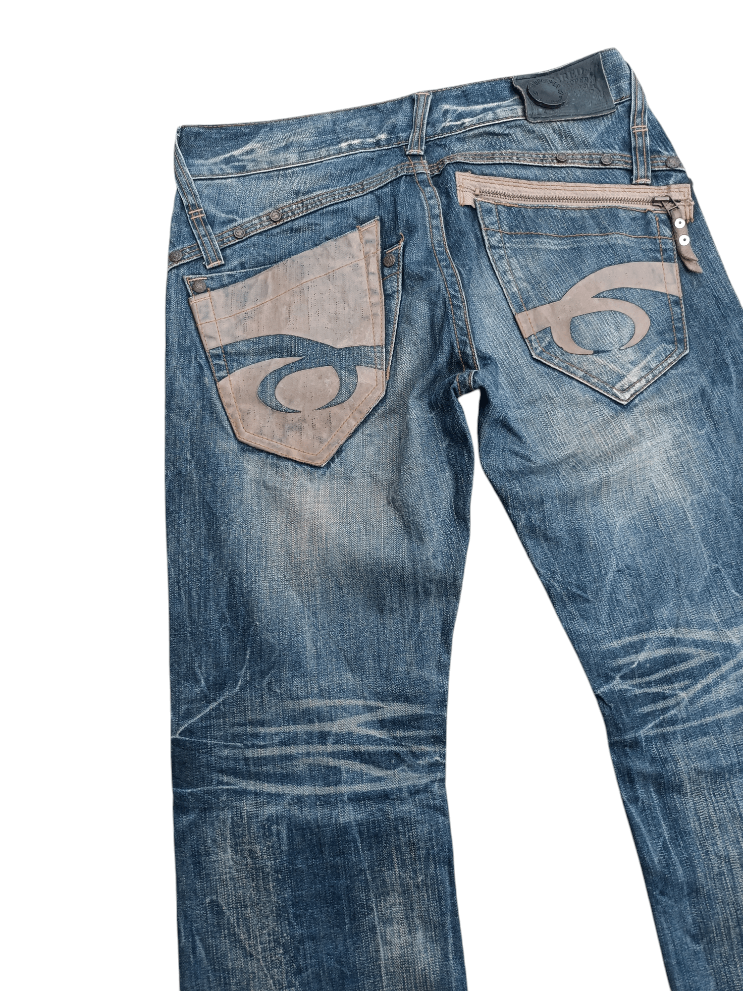Chip & Pepper × Japanese Brand 🔥FYEE🔥Vintage Red Pepper Distressed Whiskers Denim Size US 32 / EU 48 - 4 Thumbnail