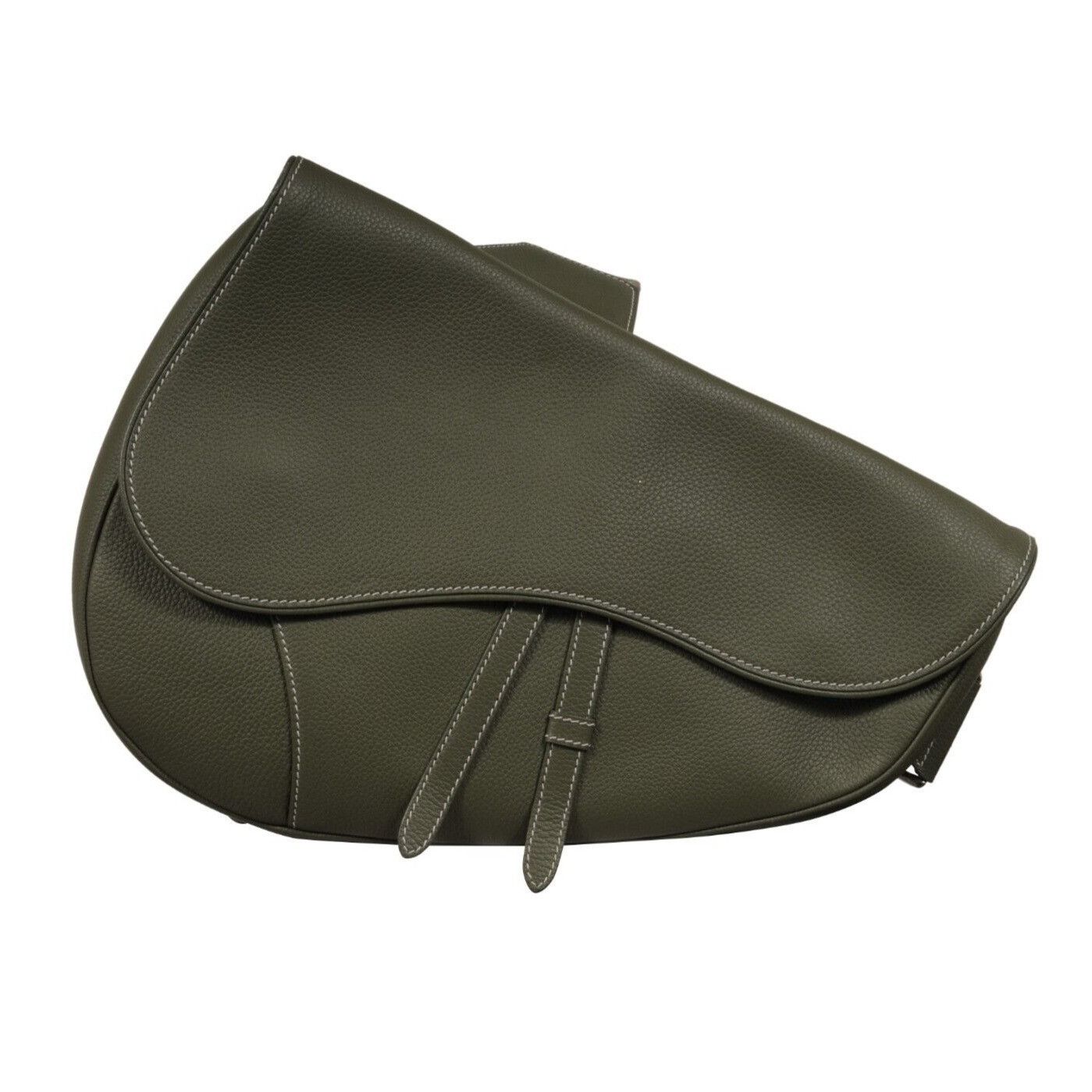 Dior Saddle Bag Green Leather Cargo Crossbody Travel Size ONE SIZE - 23 Thumbnail