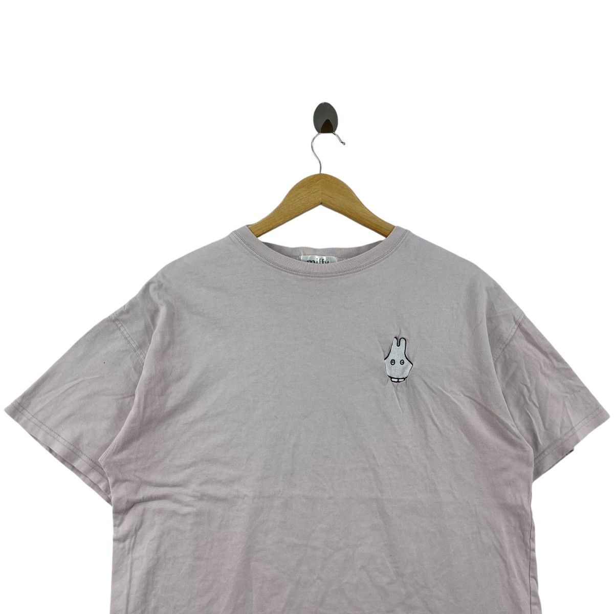 Vintage Vintage MIFFY Small Embroidered Logo Oversize Pink Size US L / EU 52-54 / 3 - 2 Thumbnail