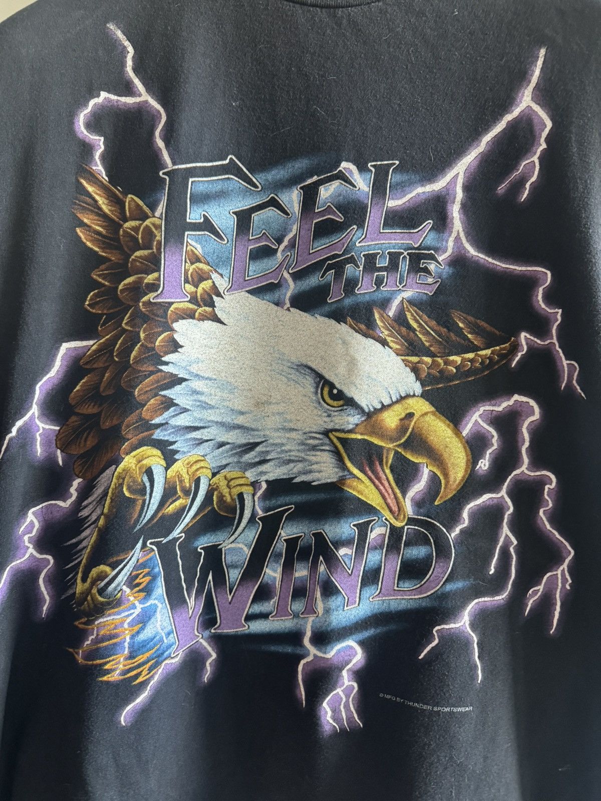 Vintage Vintge 90s Thunder. Feel the wind. Wearable size XL 25/28. Size US XL / EU 56 / 4 - 2 Thumbnail