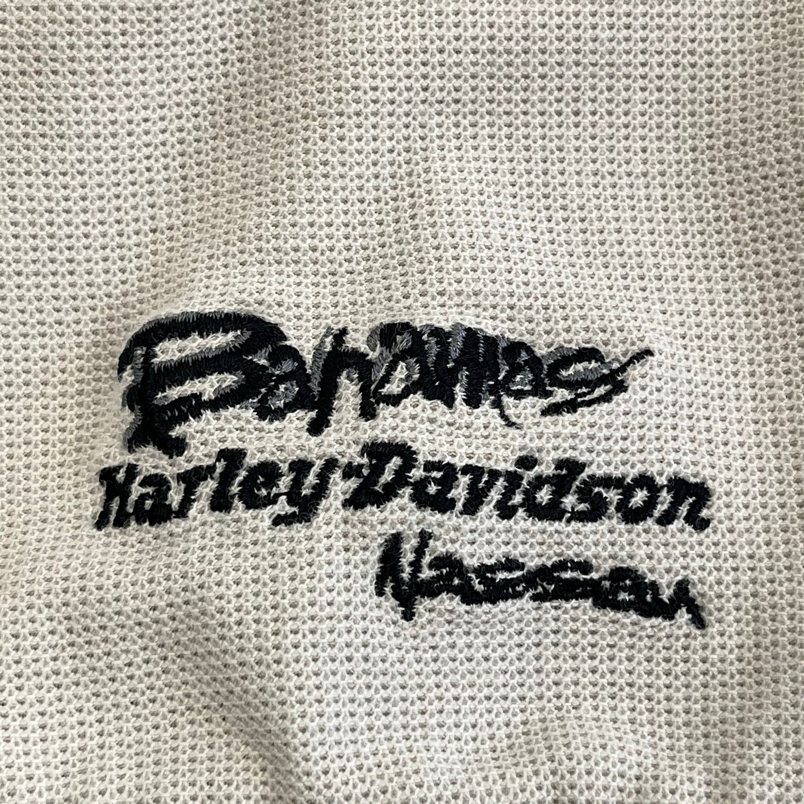Harley Davidson Nassau Bahamas Harley Davidson Waffle Knit Polo Shirt Size XL / US 12-14 / IT 48-50 - 5 Thumbnail