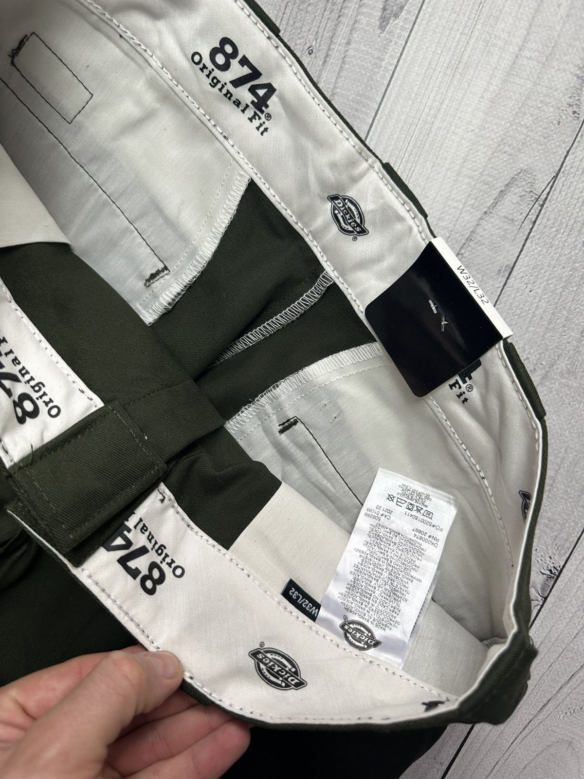 Dickies × Vintage Vintage Dickies 874 pants logo size 32 green Size US 32 / EU 48 - 7 Thumbnail